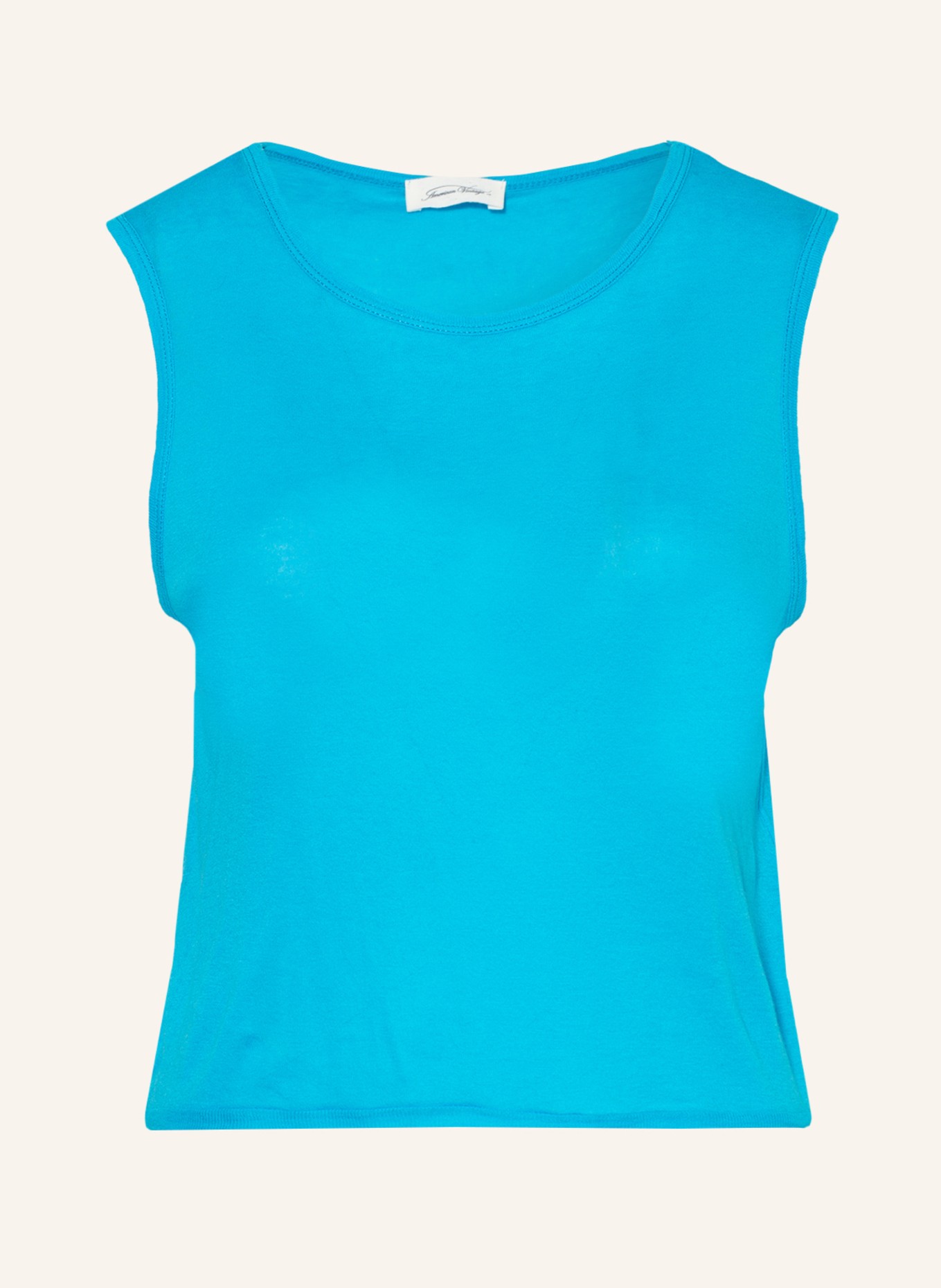 American Vintage Top MASSACHUSETTS, Color: TURQUOISE (Image 1)