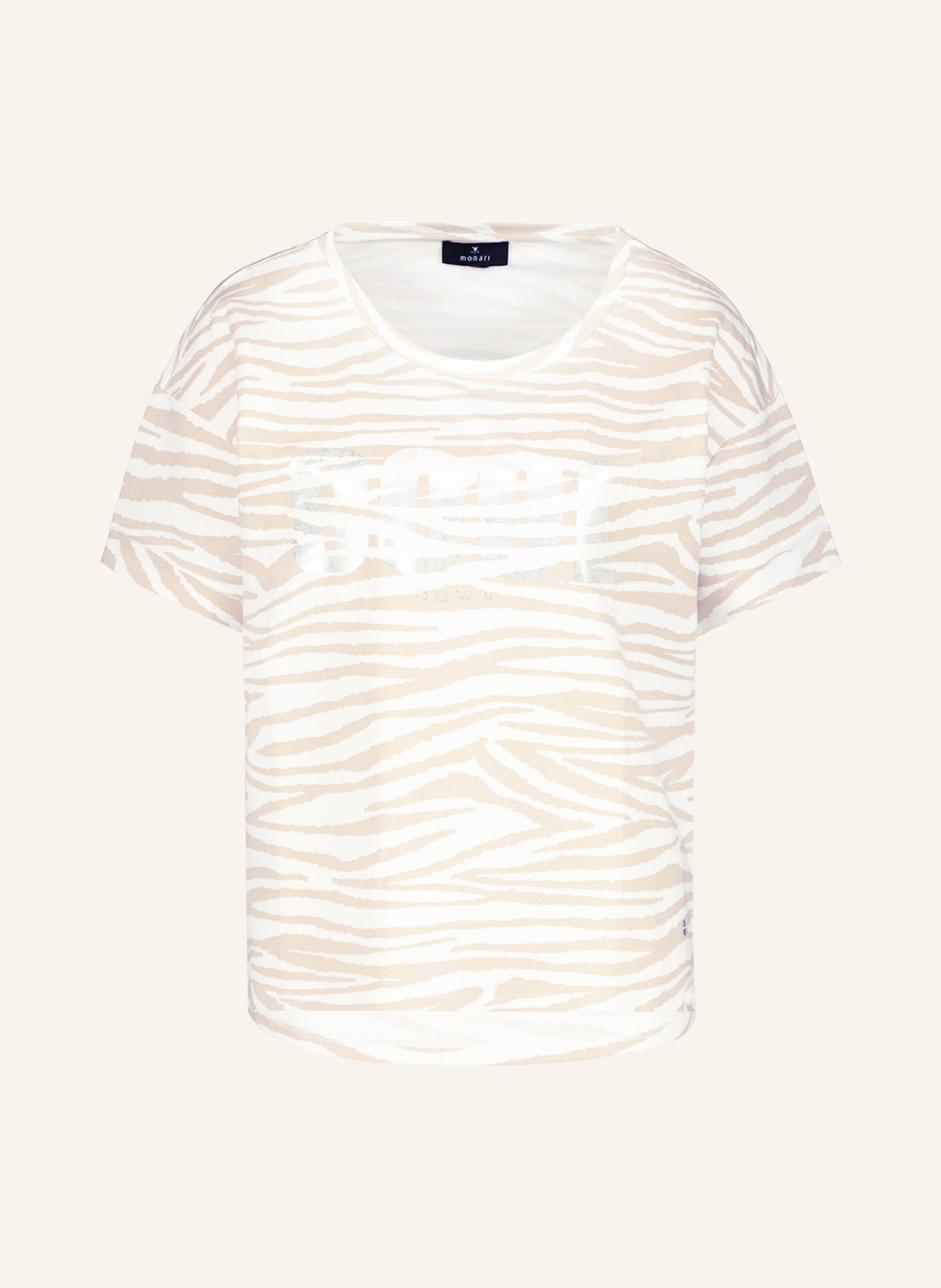 monari T-Shirt, Farbe: BEIGE/ WEISS (Bild 1)