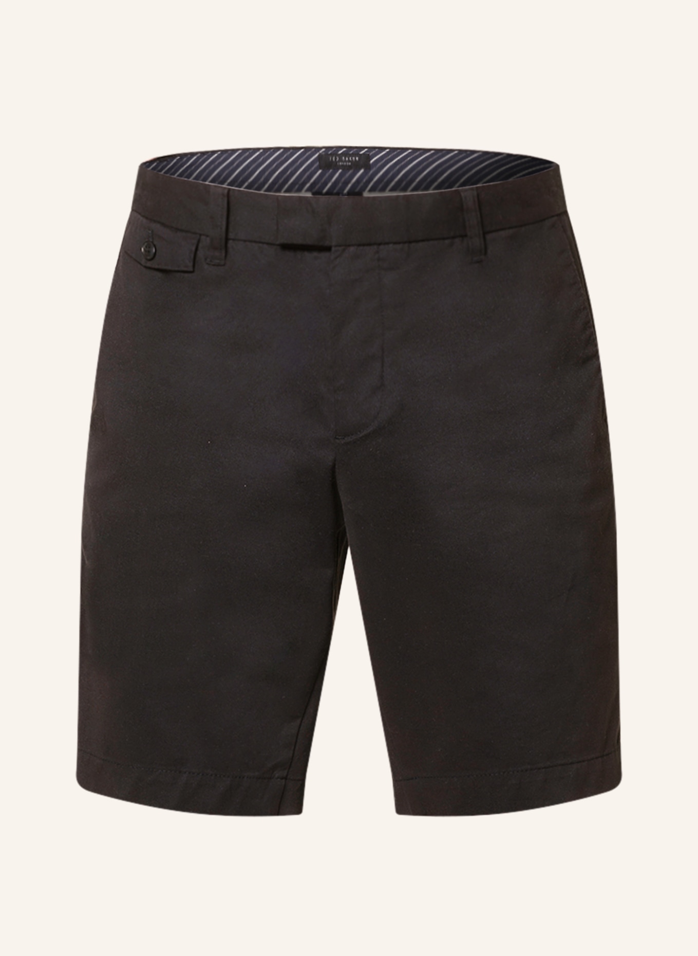 TED BAKER Chino shorts ASHFORD, Color: BLACK (Image 1)