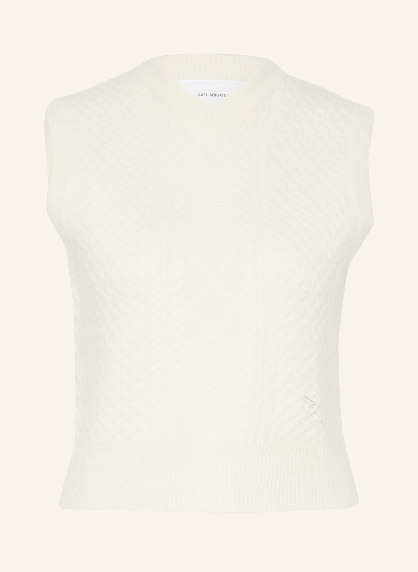 AXEL ARIGATO Sleeveless sweater REUNITED, Color: ECRU (Image 1)