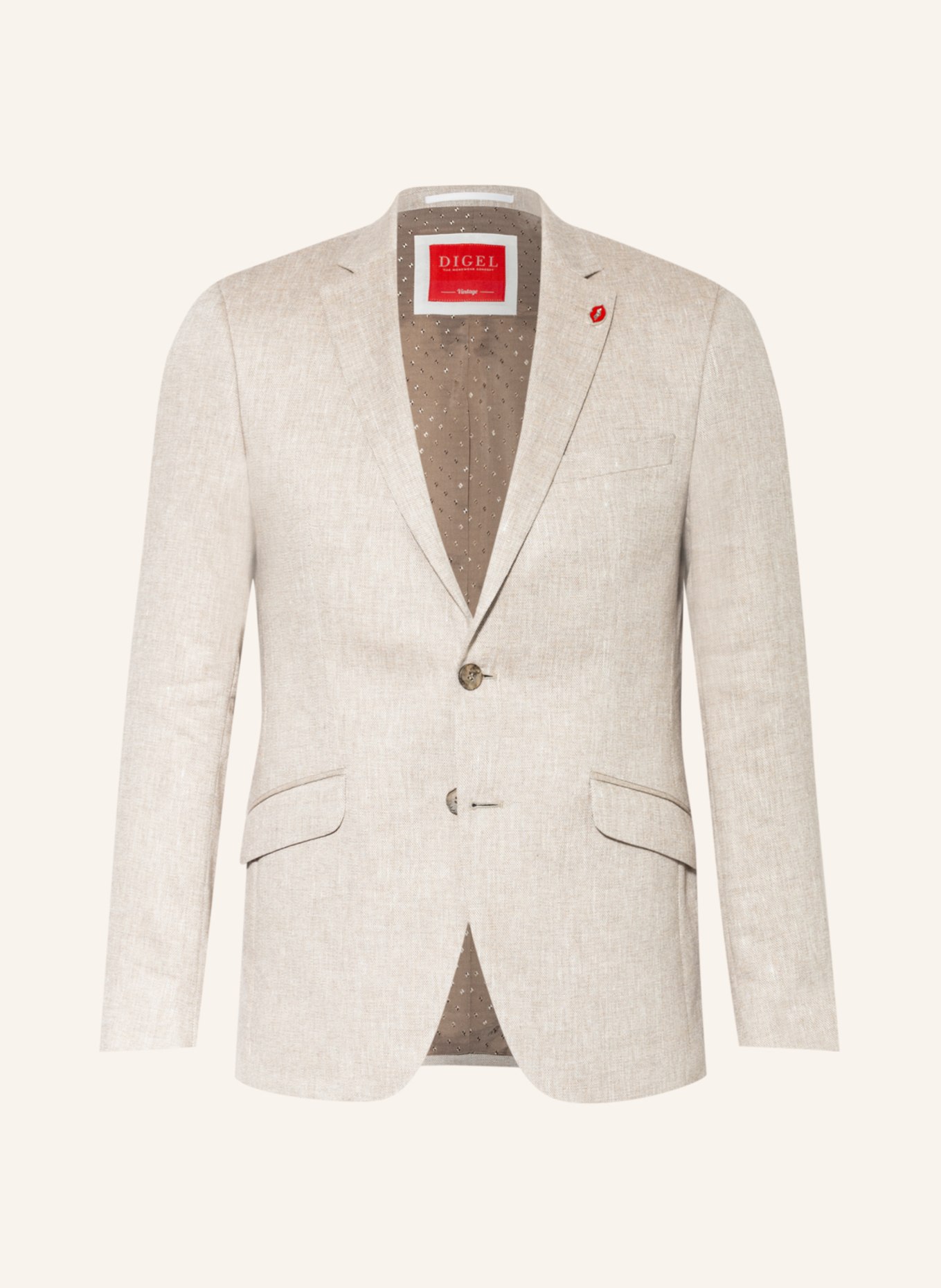 DIGEL Suit jacket ROD slim fit , Color: 74 BEIGE (Image 1)
