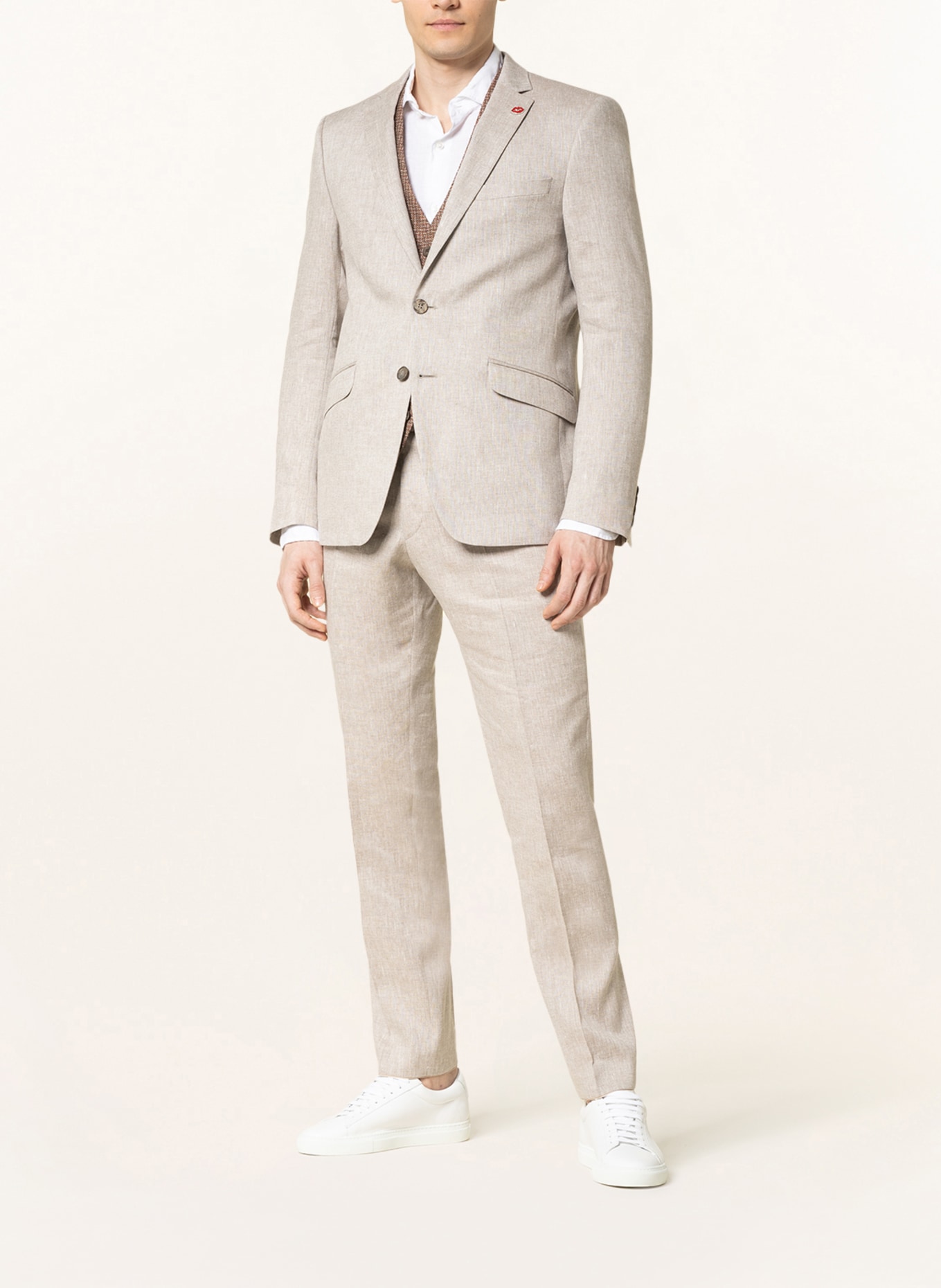 DIGEL Suit jacket ROD slim fit , Color: 74 BEIGE (Image 2)