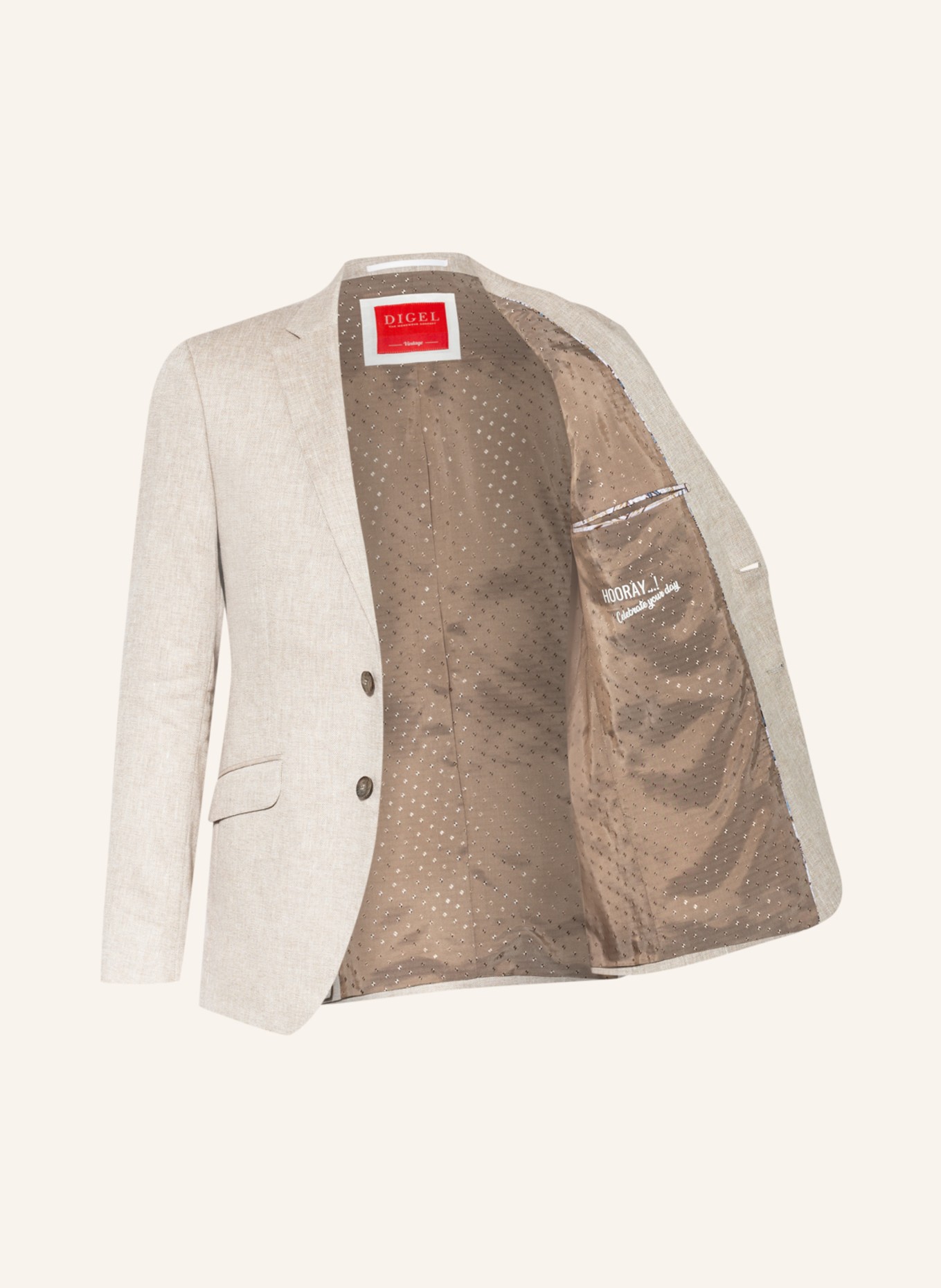 DIGEL Suit jacket ROD slim fit , Color: 74 BEIGE (Image 4)