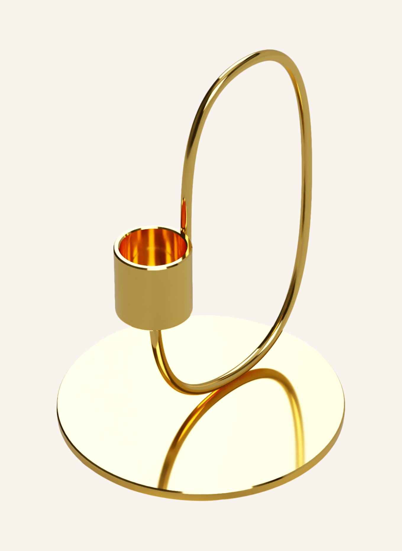 COOEE Design Candleholder SWOOP, Color: GOLD (Image 2)