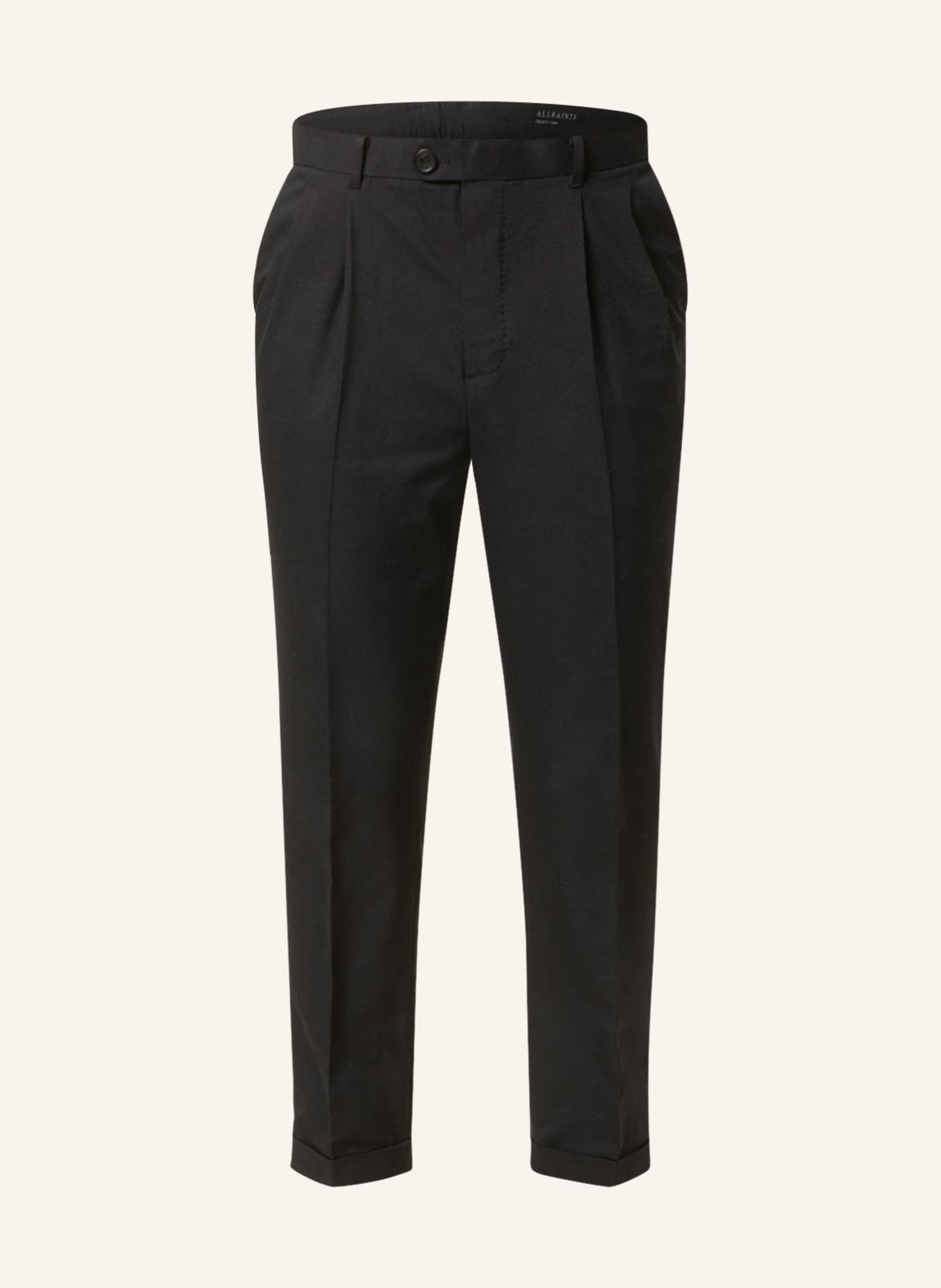 ALLSAINTS Chinos TALLIS     tapered cropped fit, Color: BLACK (Image 1)