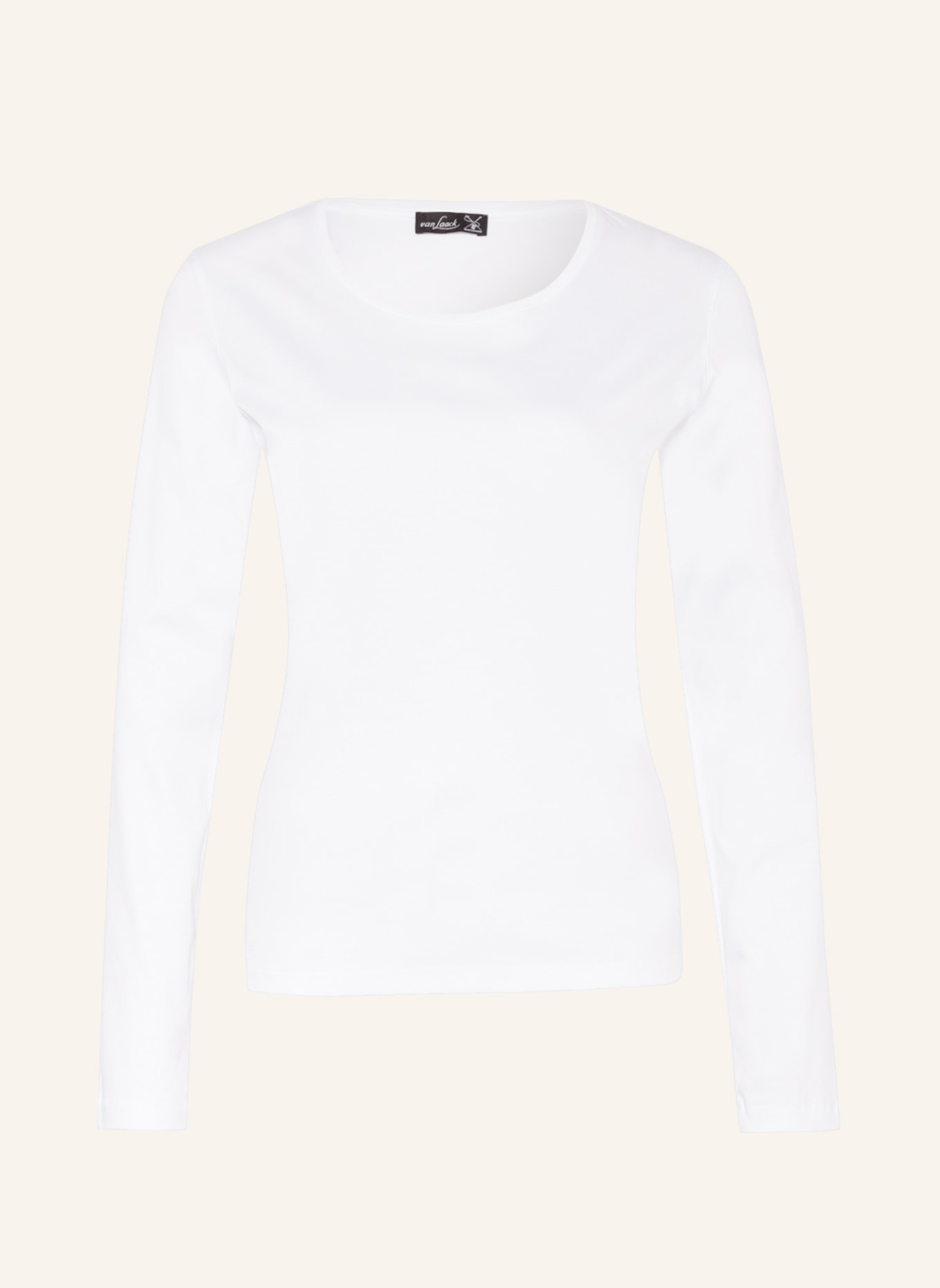 van Laack Longsleeve MAIKE: WEISS