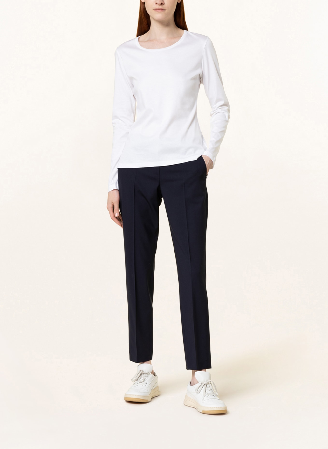 van Laack Longsleeve MAIKE: WEISS