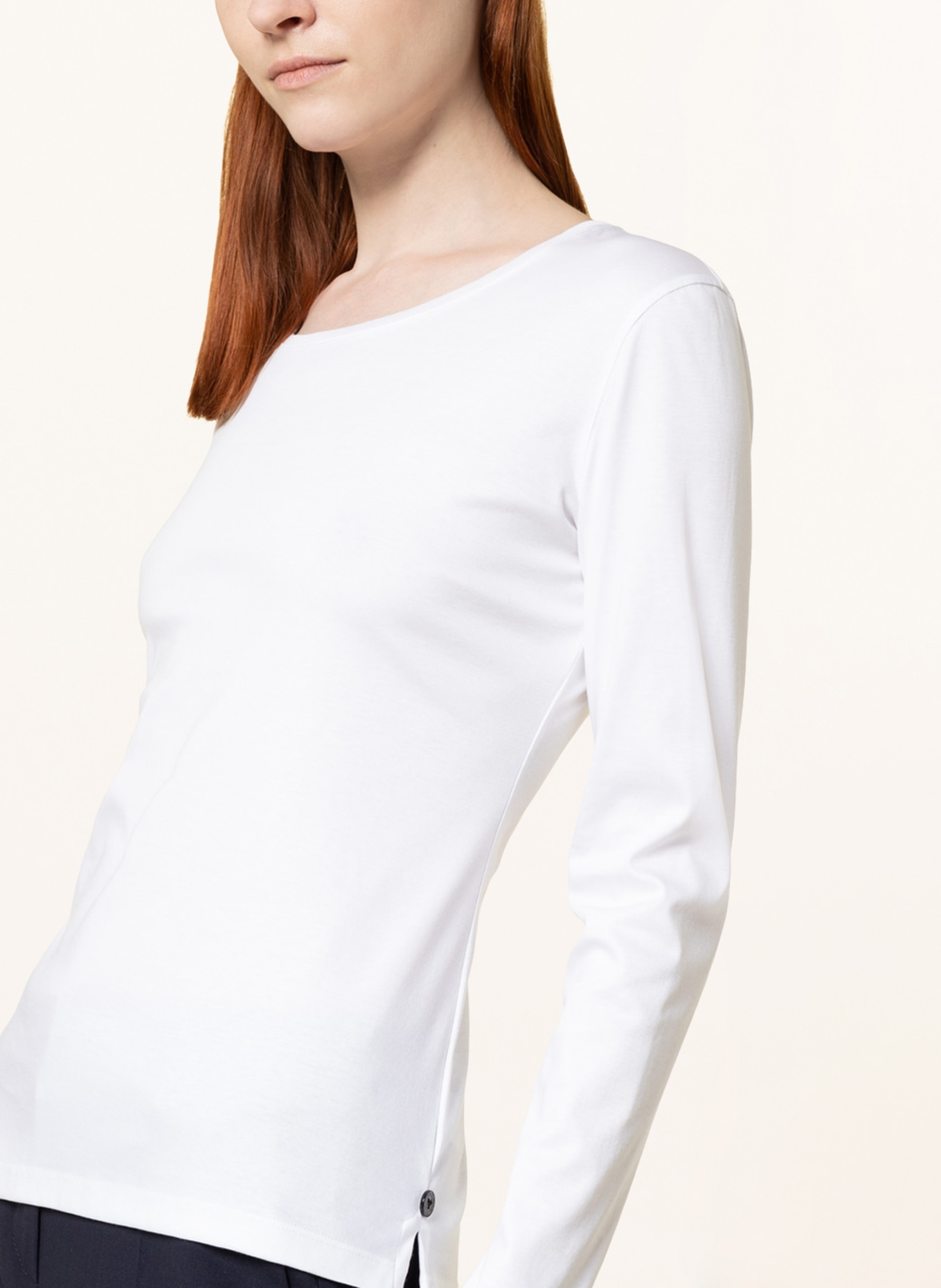 van Laack Longsleeve MAIKE: WEISS