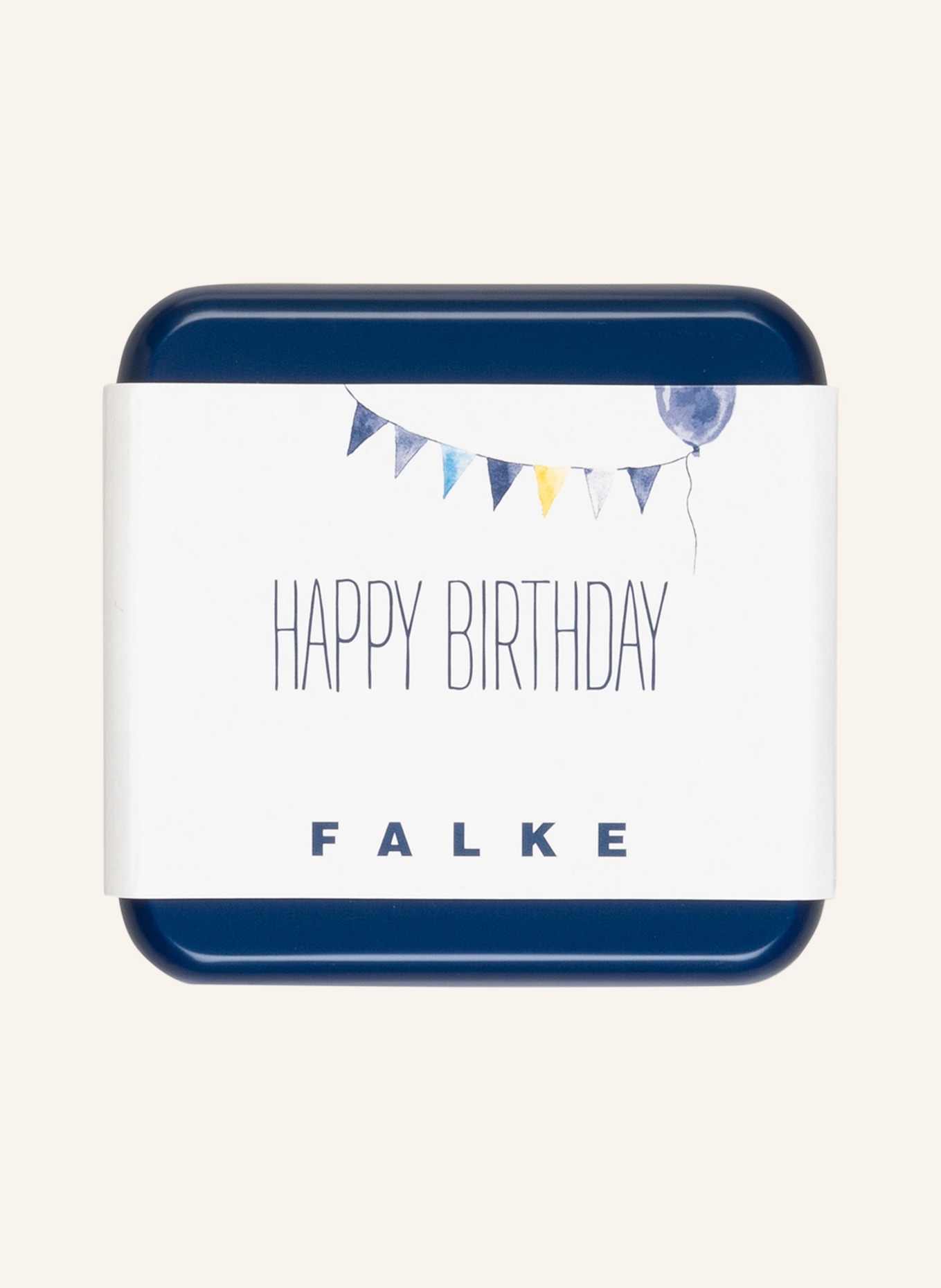 FALKE 3er-Pack Socken HAPPY mit Geschenkbox, Farbe: SCHWARZ/ HELLGRAU/ BLAU (Bild 2)
