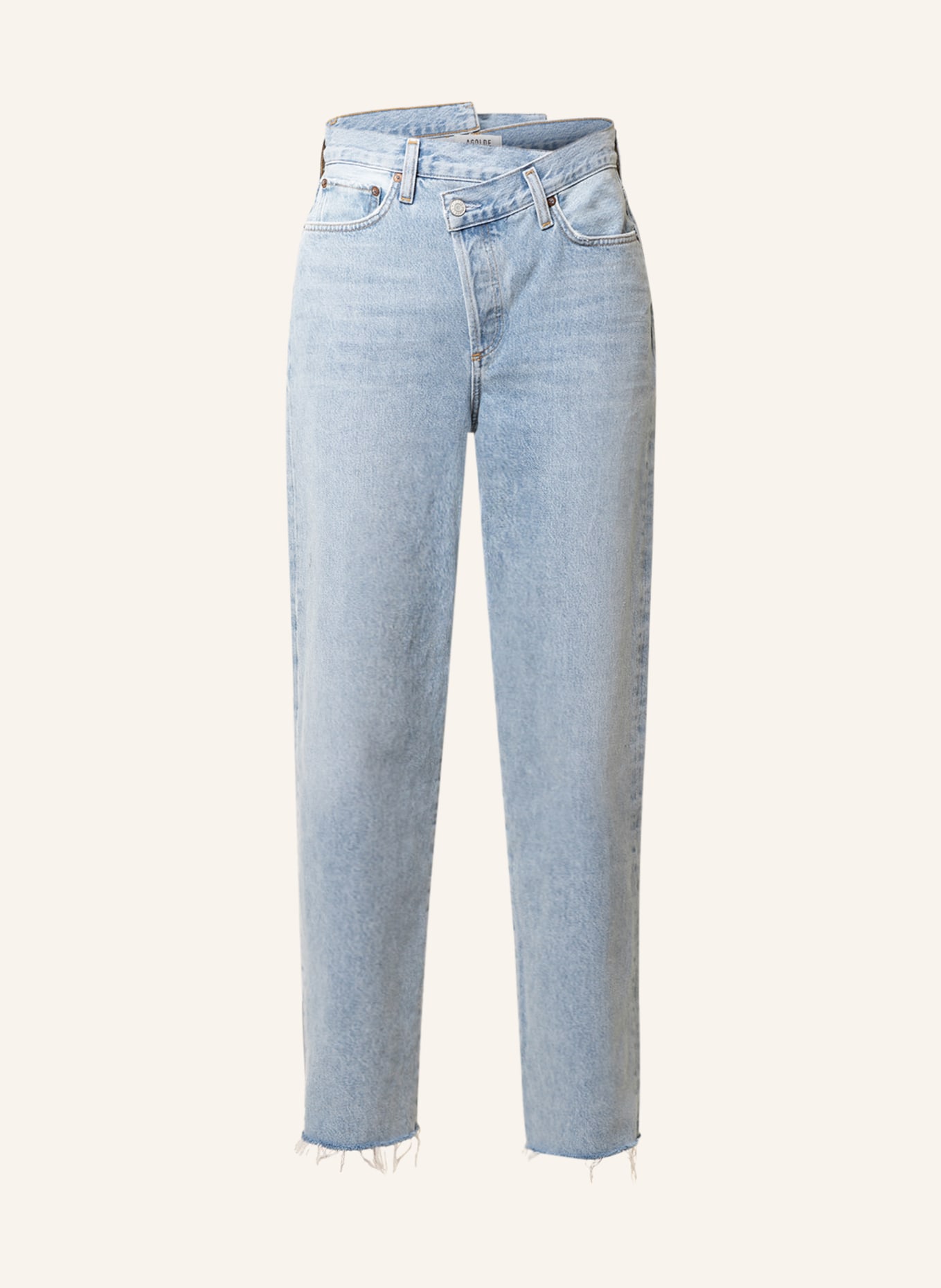 AGOLDE Straight jeans CRISS CROSS, Color: Dimension light indigo (Image 1)