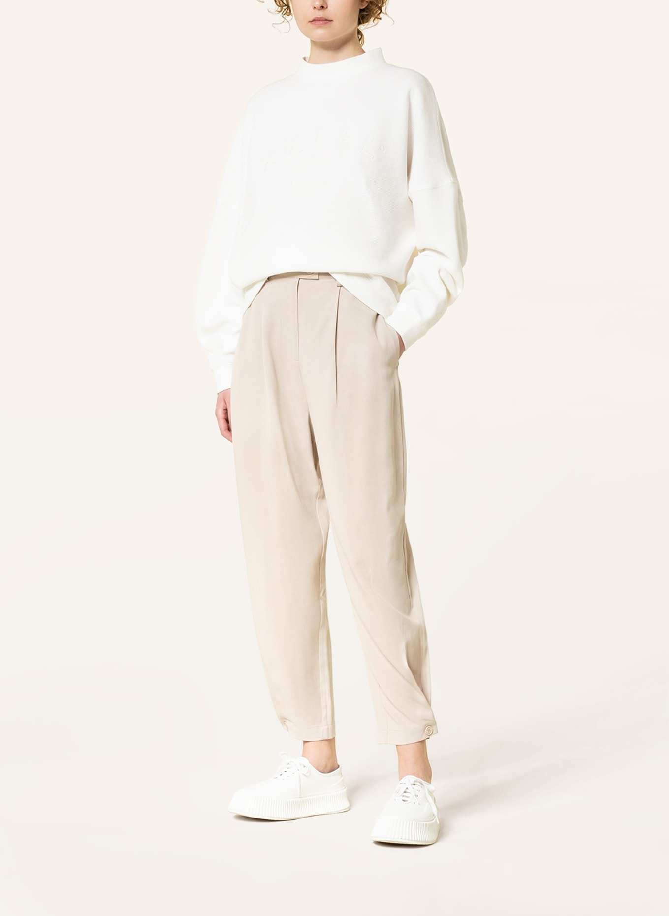 KARO KAUER 7/8 trousers, Color: CREAM (Image 2)