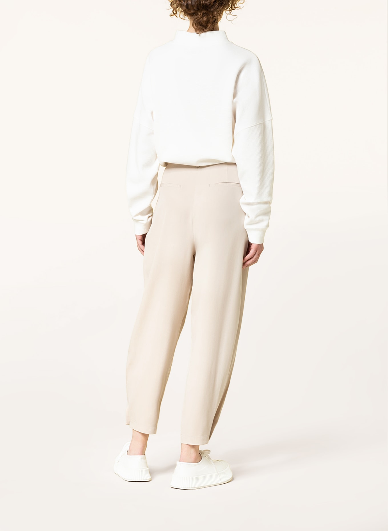 KARO KAUER 7/8 trousers, Color: CREAM (Image 3)
