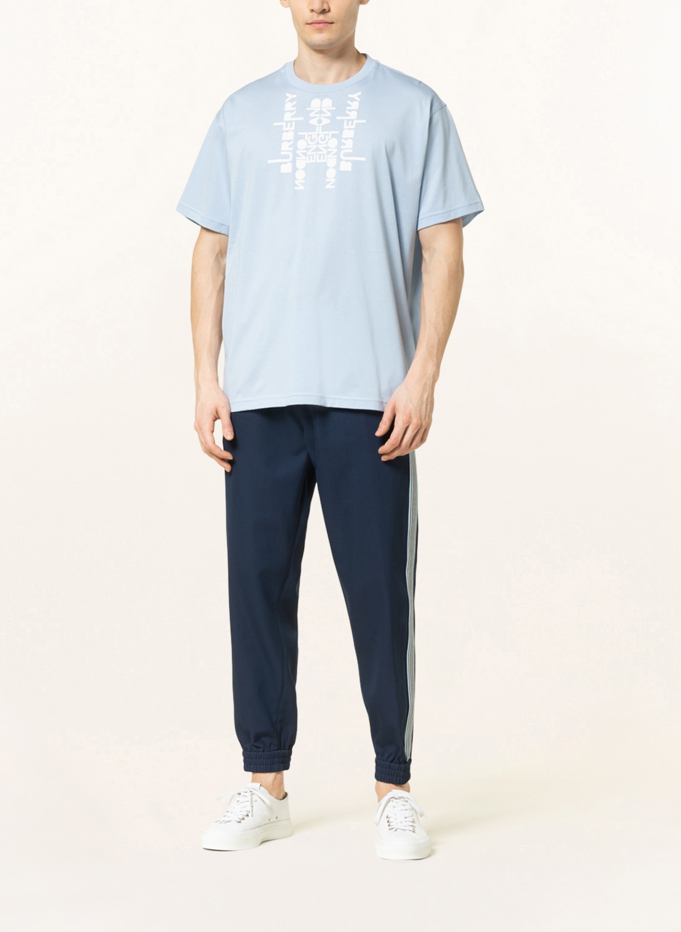 BURBERRY T-Shirt SYLAS, Farbe: HELLBLAU (Bild 2)