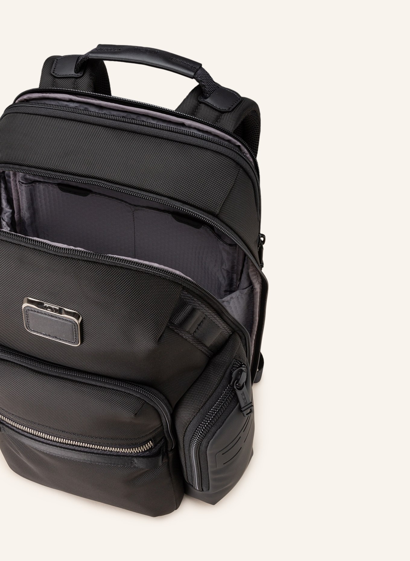 TUMI ALPHA BRAVO backpack NAVIGATION with laptop compartment, Color: BLACK (Image 3)