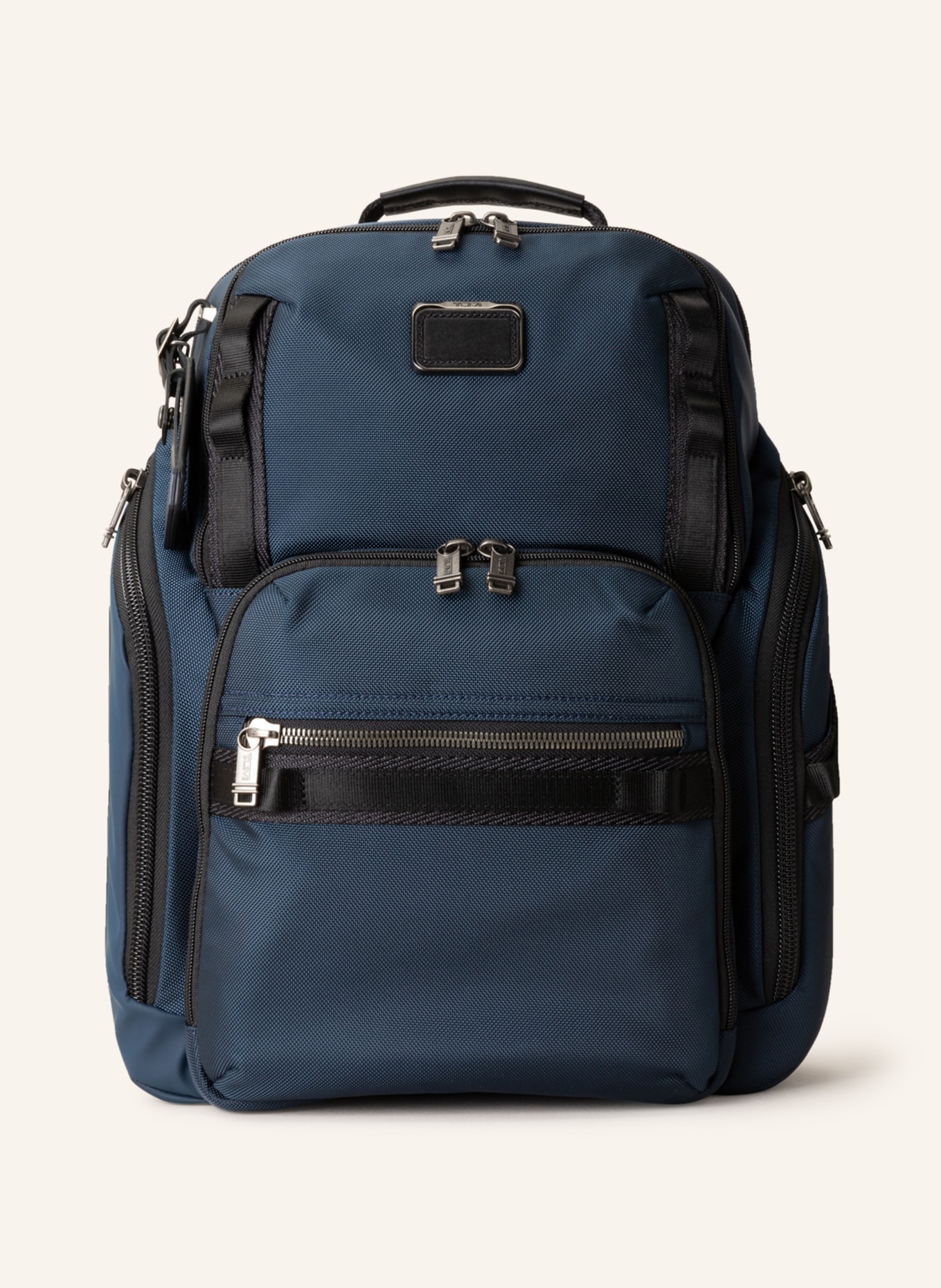 TUMI ALPHA BRAVO backpack SEARCH with laptop compartment, Color: DARK BLUE (Image 1)