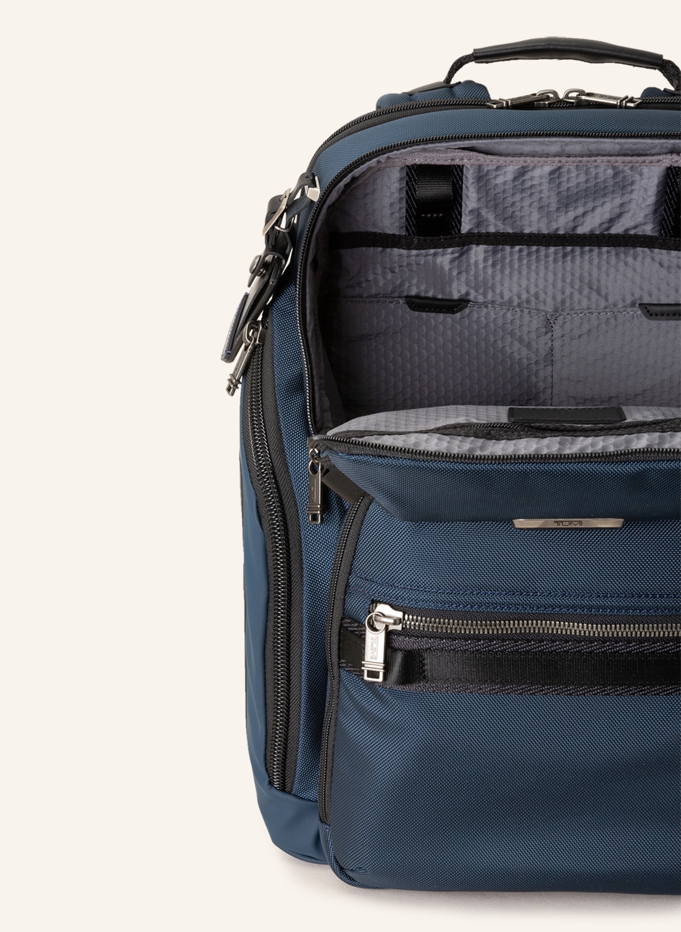 TUMI ALPHA BRAVO backpack SEARCH with laptop compartment, Color: DARK BLUE (Image 3)