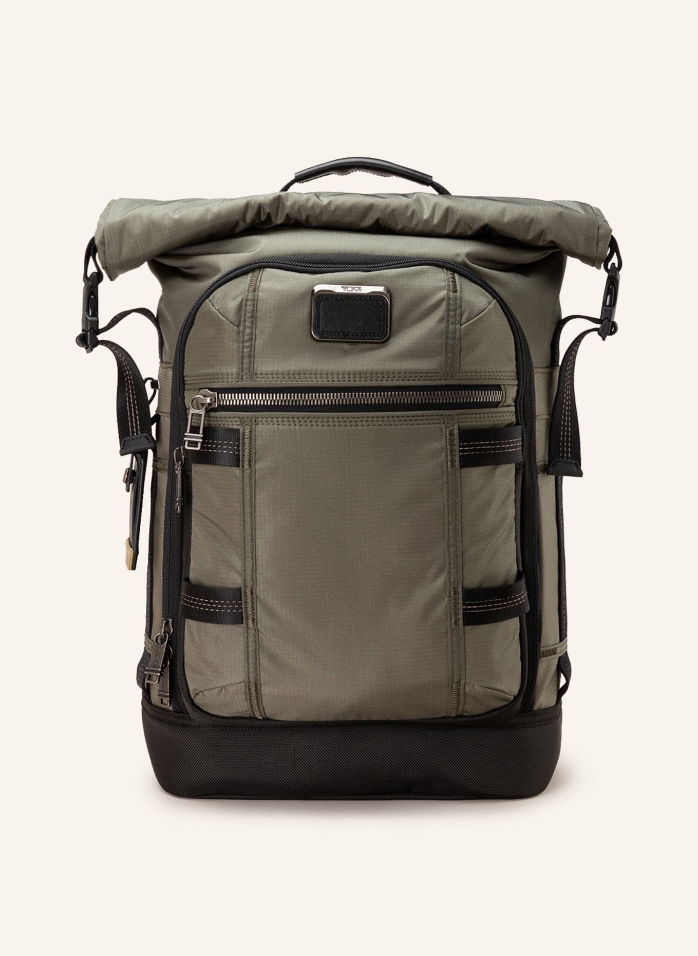 TUMI ALPHA BRAVO backpack ALLY with laptop compartment, Color: KHAKI (Image 1)