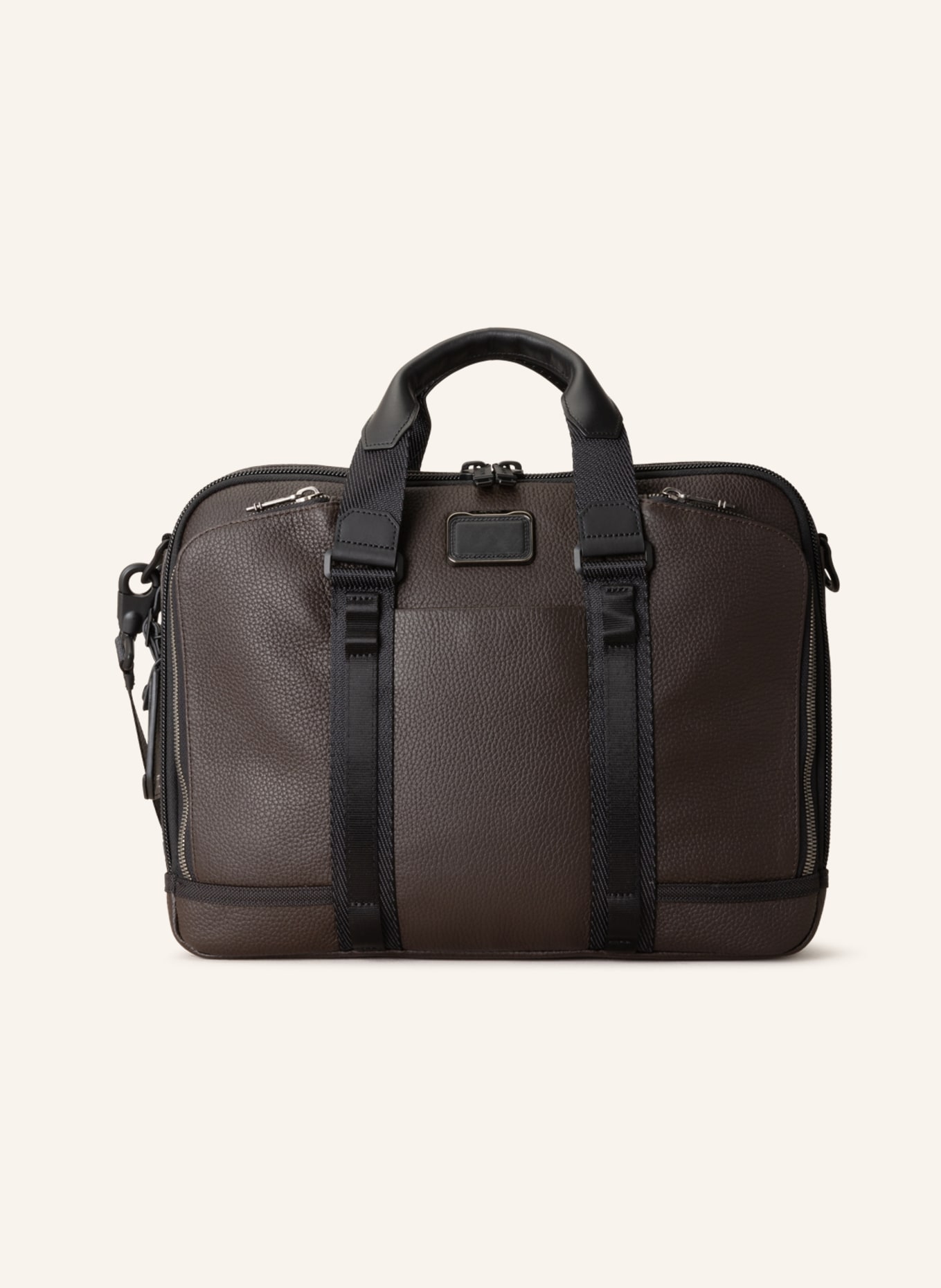 TUMI ALPHA BRAVO business bag ADVANCED with laptop compartment, Color: DARK BROWN (Image 1)