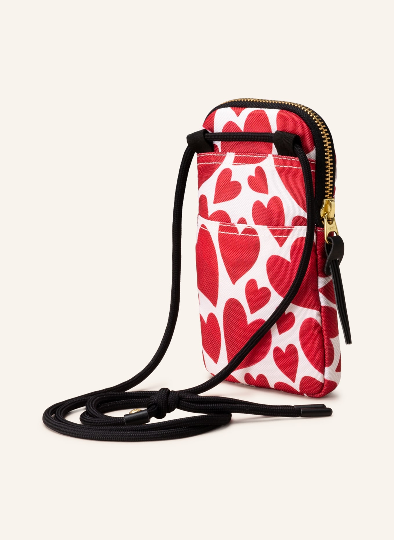 WOUF Smartphone bag AMOUR, Color: WHITE/ RED (Image 2)