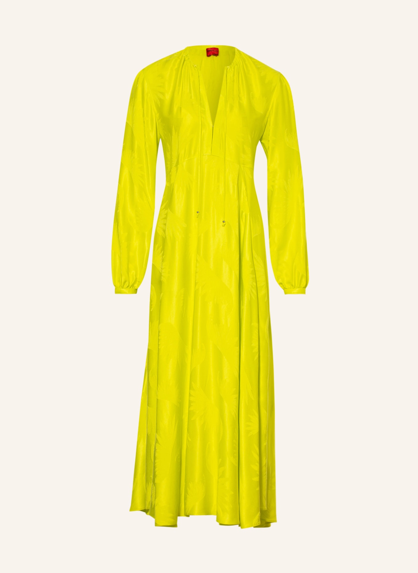 HUGO Sukienka KISAKA, Kolor: JASKRAWY ŻÓŁTY (Obrazek 1)