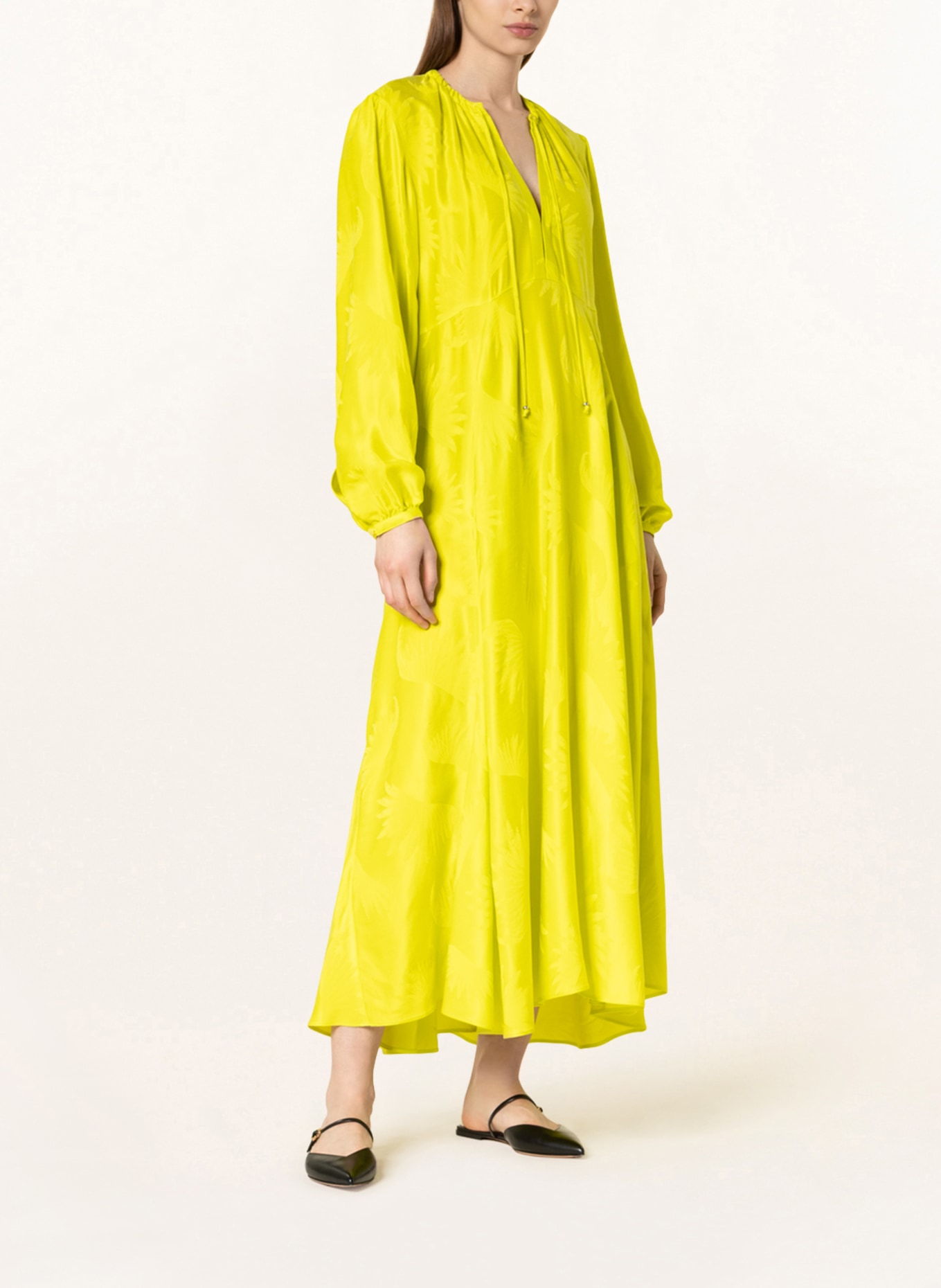 HUGO Dress KISAKA, Color: NEON YELLOW (Image 2)