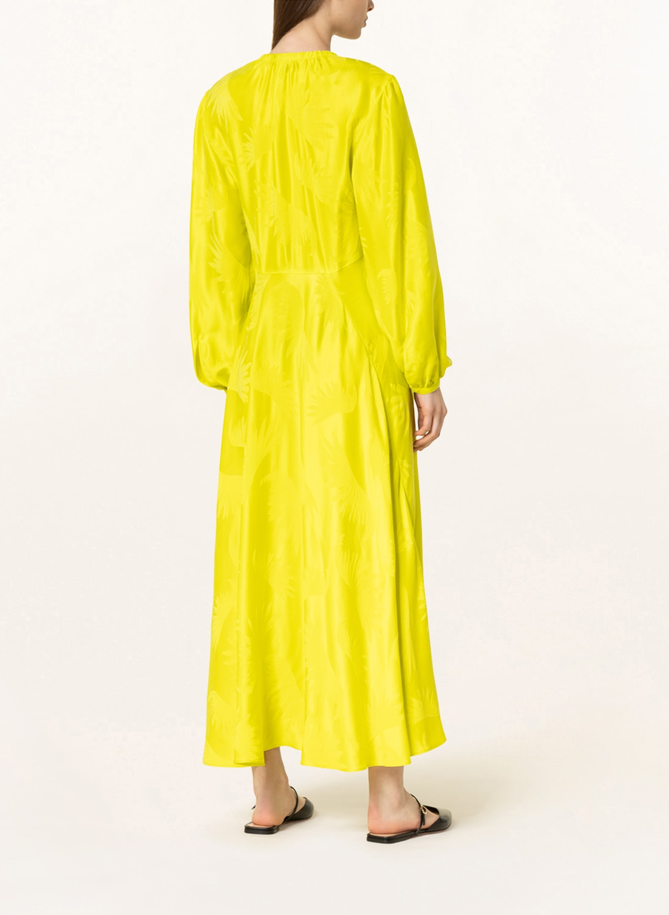 HUGO Dress KISAKA, Color: NEON YELLOW (Image 3)