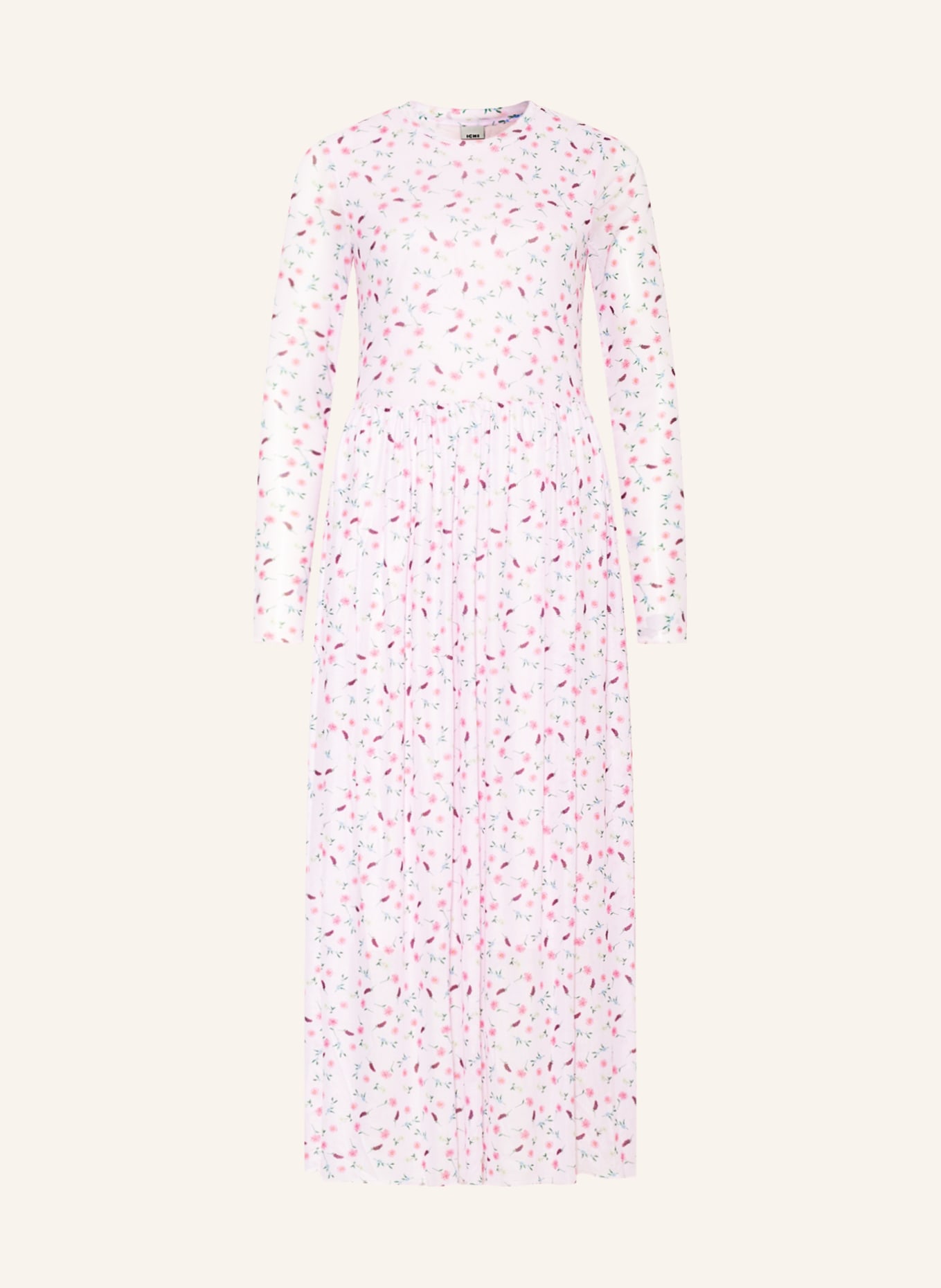ICHI Kleid IXMETTA, Farbe: ROSA/ PINK/ HELLBLAU (Bild 1)
