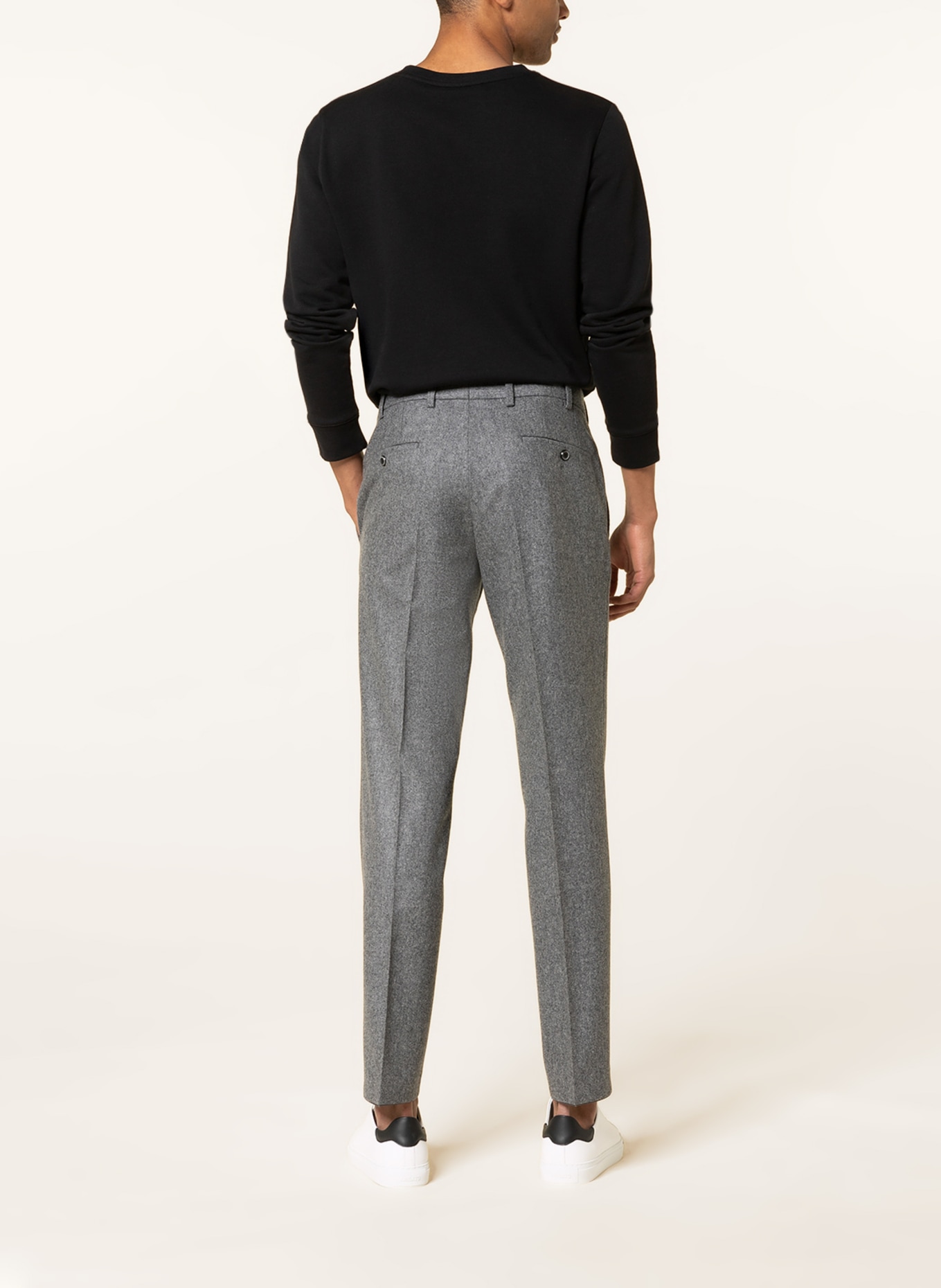 HILTL Trousers PIACENZA contemporary fit, Color: GRAY MÉLANGE (Image 3)