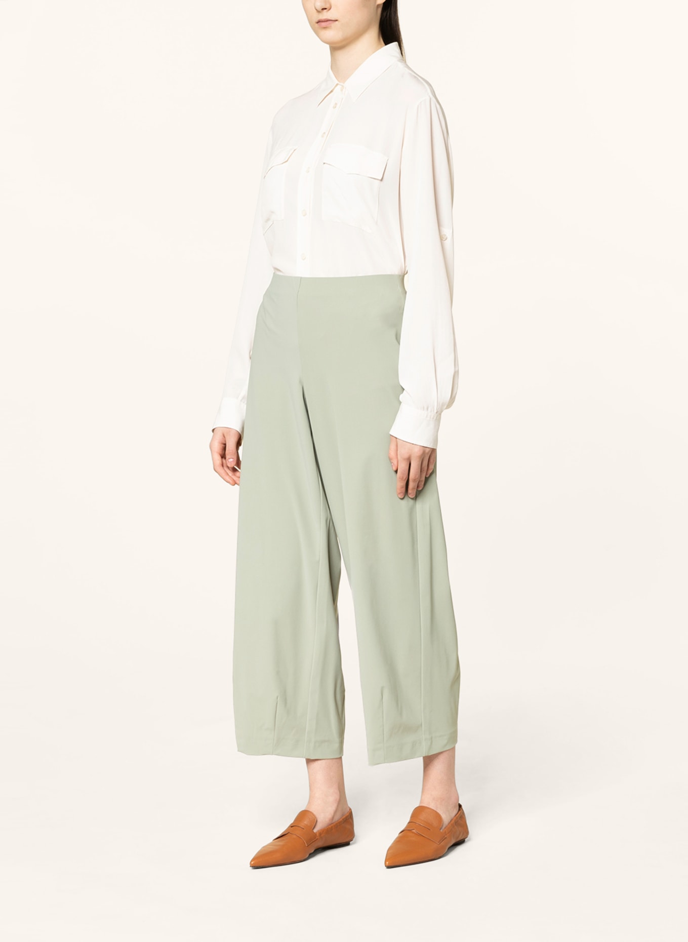 RAFFAELLO ROSSI Spodnie 7/8 SALLY: JASNOZIELONY