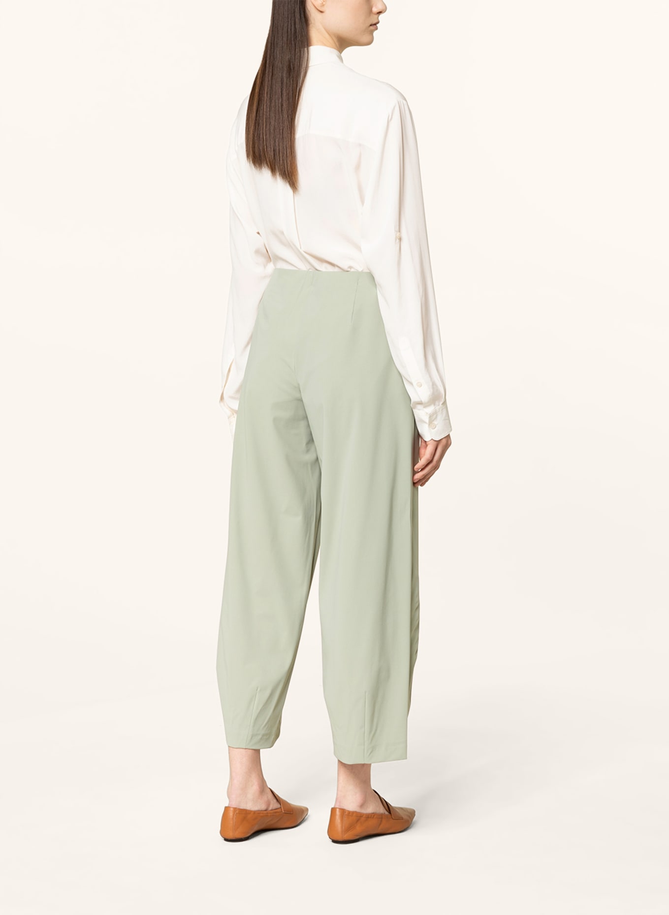 RAFFAELLO ROSSI Spodnie 7/8 SALLY: JASNOZIELONY