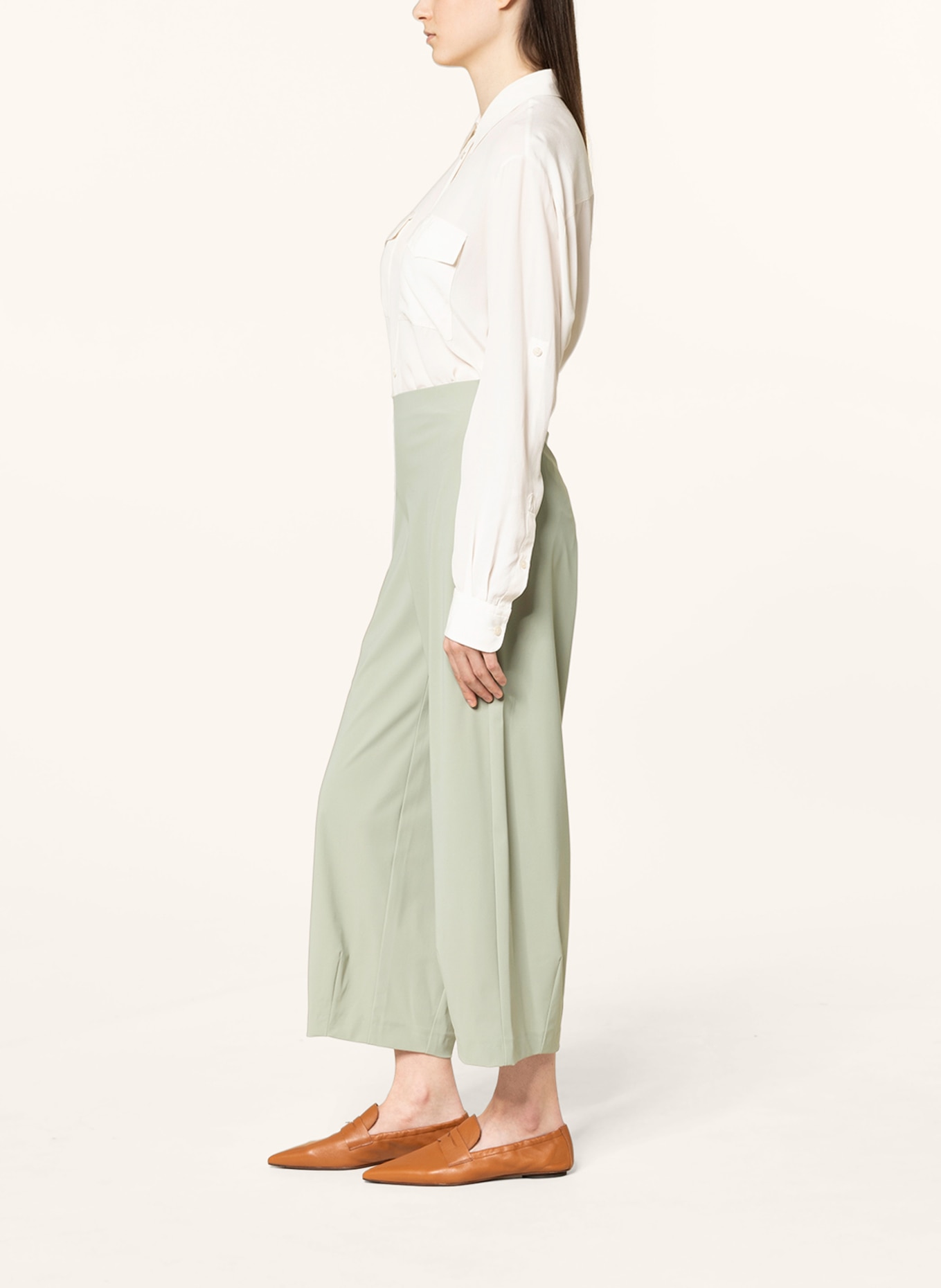 RAFFAELLO ROSSI Spodnie 7/8 SALLY: JASNOZIELONY