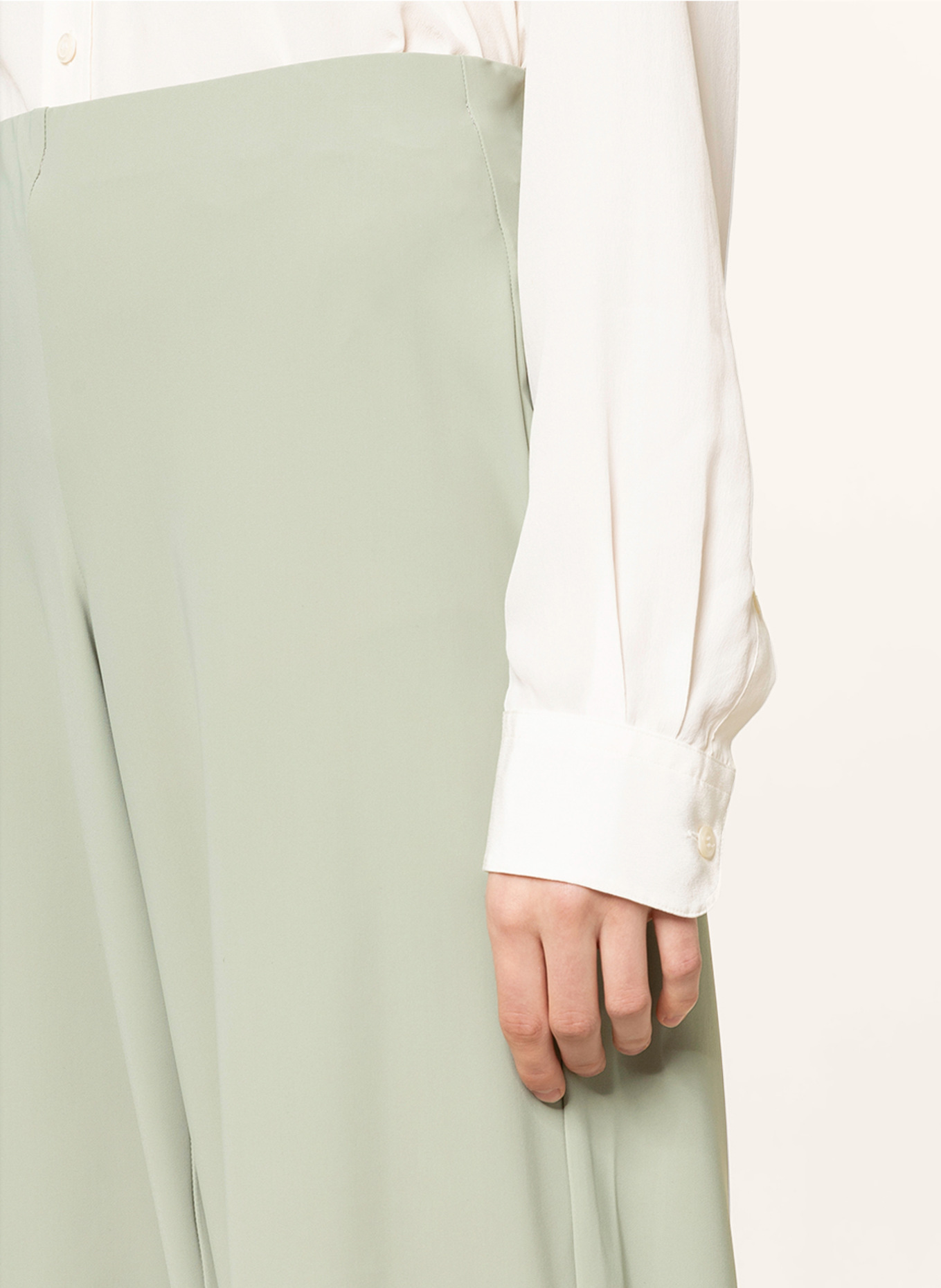 RAFFAELLO ROSSI Spodnie 7/8 SALLY: JASNOZIELONY