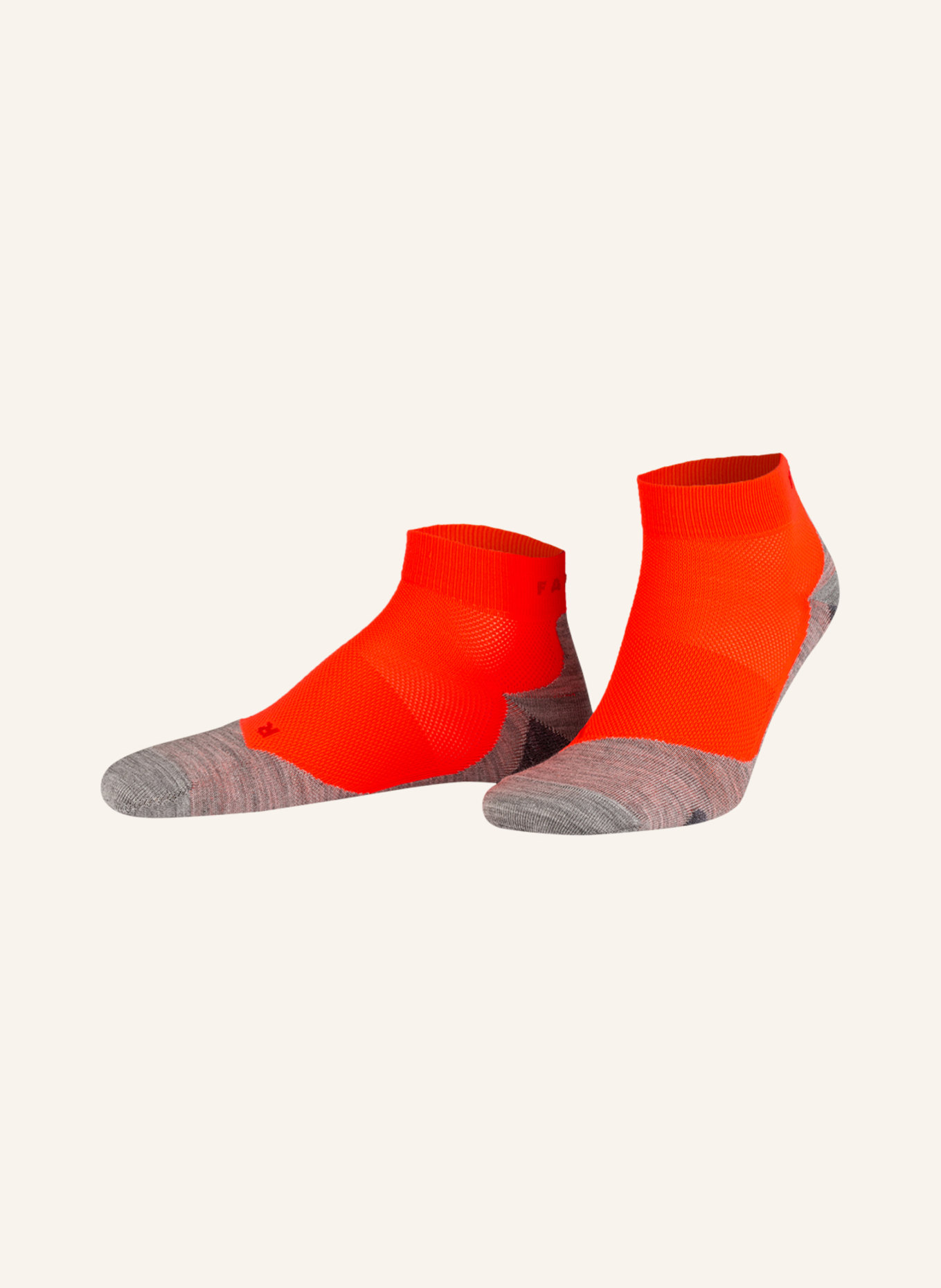 FALKE Laufsocken RU5 SHORT: 8584 NEON RED