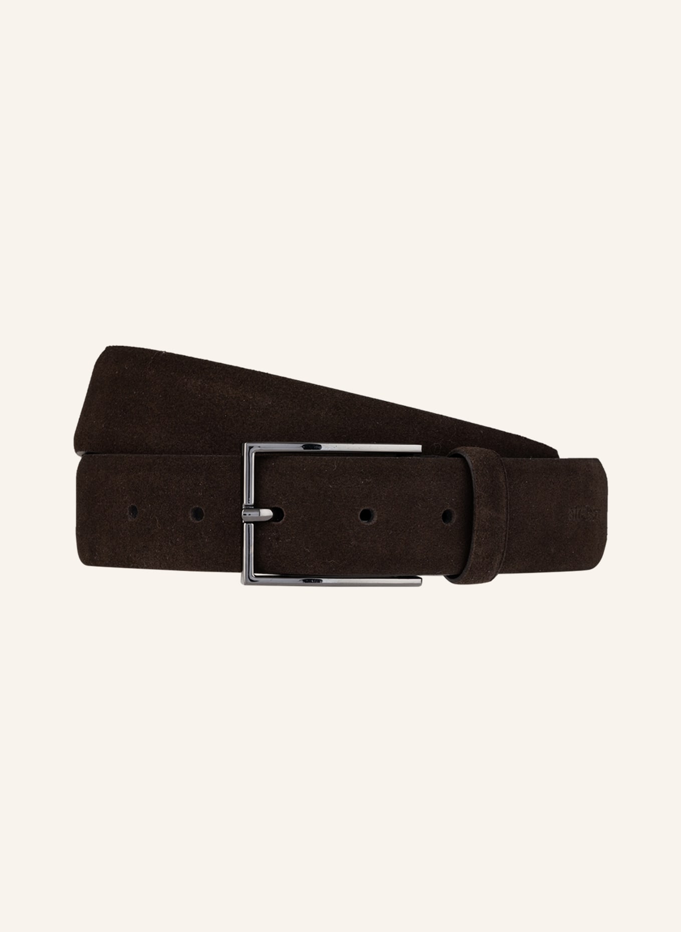 STRELLSON Leather belt, Color: DARK BROWN (Image 1)