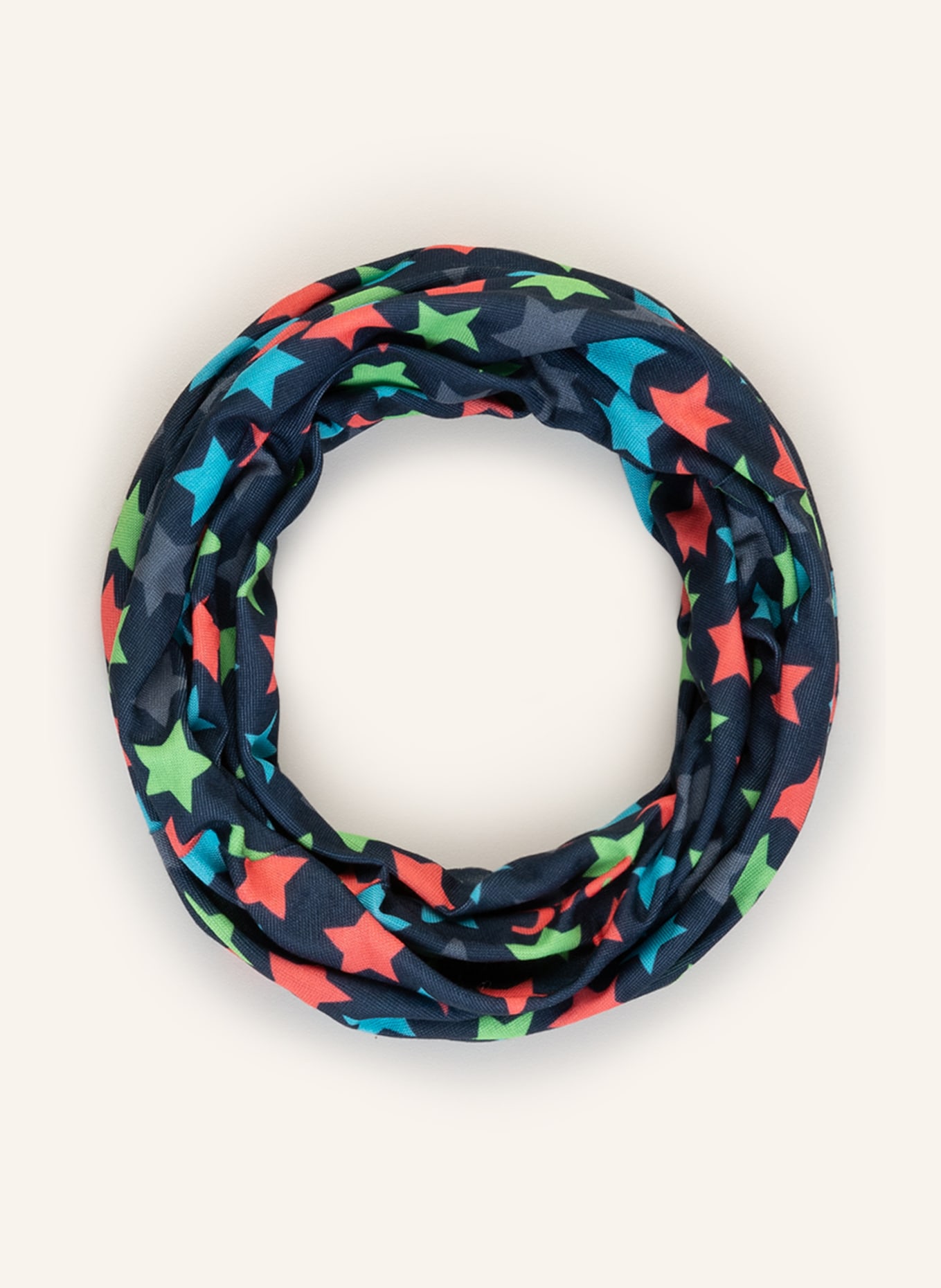 P.A.C. Multifunctional scarf, Color: BLUE/ LIGHT GREEN/ RED (Image 2)