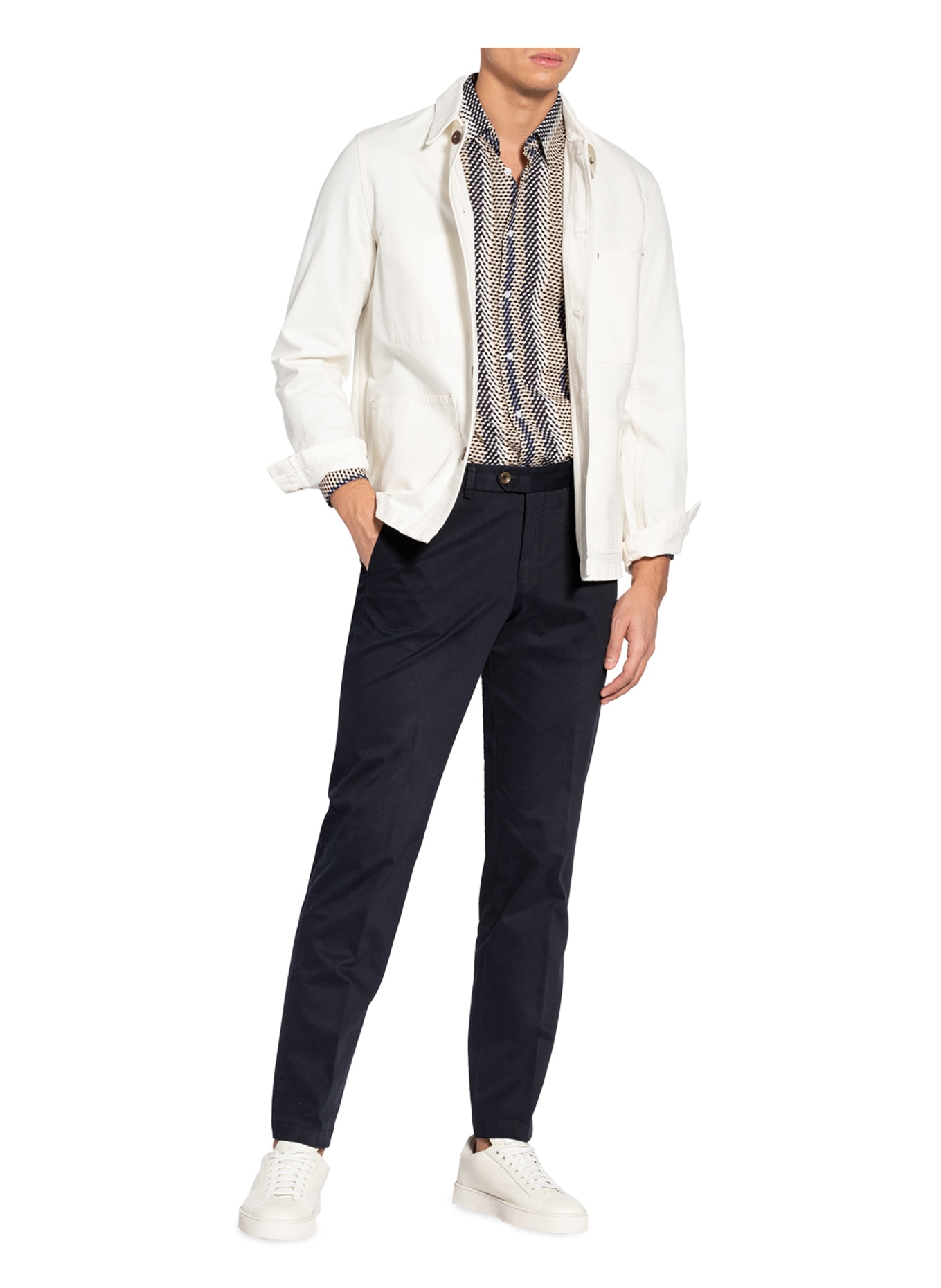 HILTL Chino PEAKER-S Regular Fit, Farbe: MARINE (Bild 2)