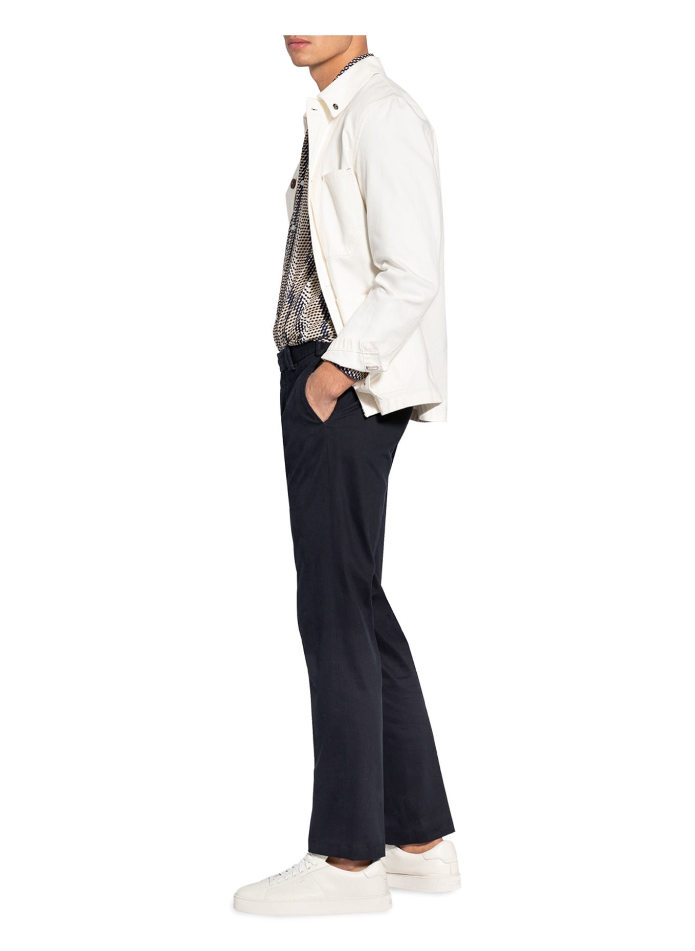 HILTL Chino PEAKER-S Regular Fit, Farbe: MARINE (Bild 4)