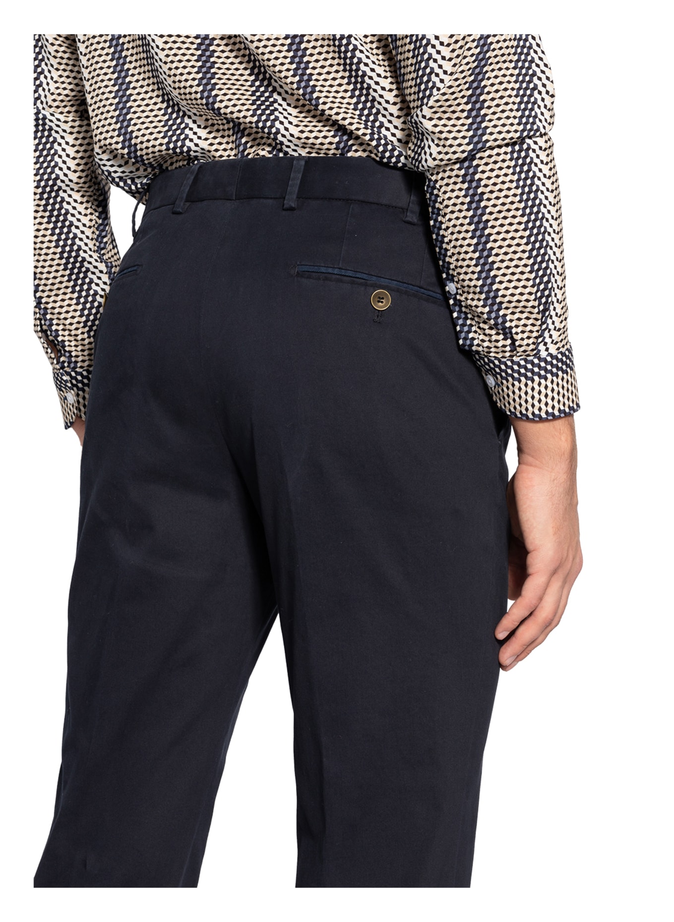 HILTL Chino PEAKER-S Regular Fit, Farbe: MARINE (Bild 5)