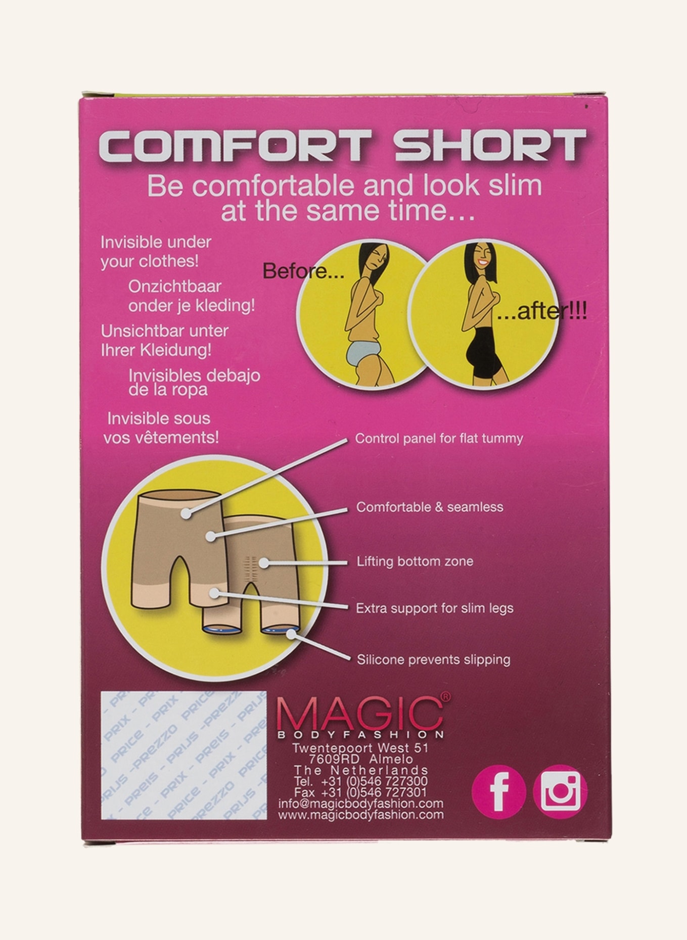 MAGIC Bodyfashion Shape-Shorts COMFORT , Farbe: SCHWARZ (Bild 4)