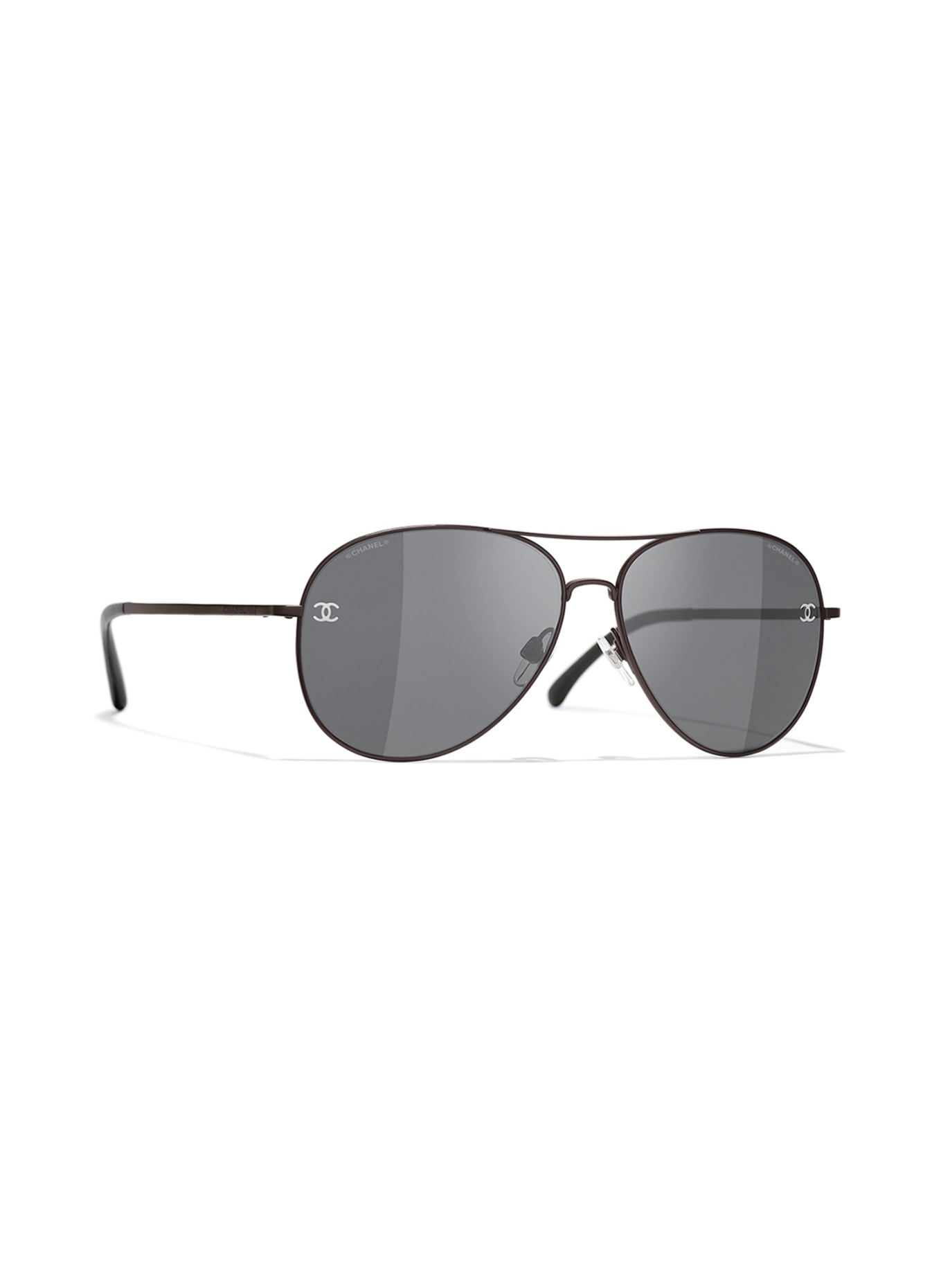 CHANEL Aviator Sunglasses 5287 Black 956255 | FASHIONPHILE
