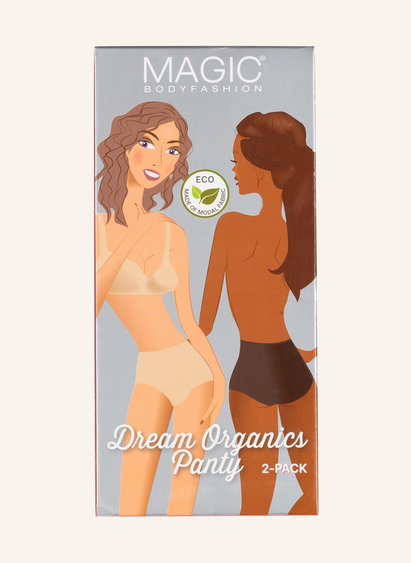 MAGIC Bodyfashion 2er-Pack Panties DREAM ORGANICS , Farbe: SCHWARZ (Bild 3)