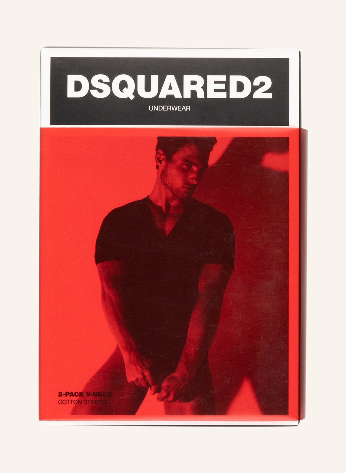 DSQUARED2 2er-Pack V-Shirts , Farbe: WEISS (Bild 3)