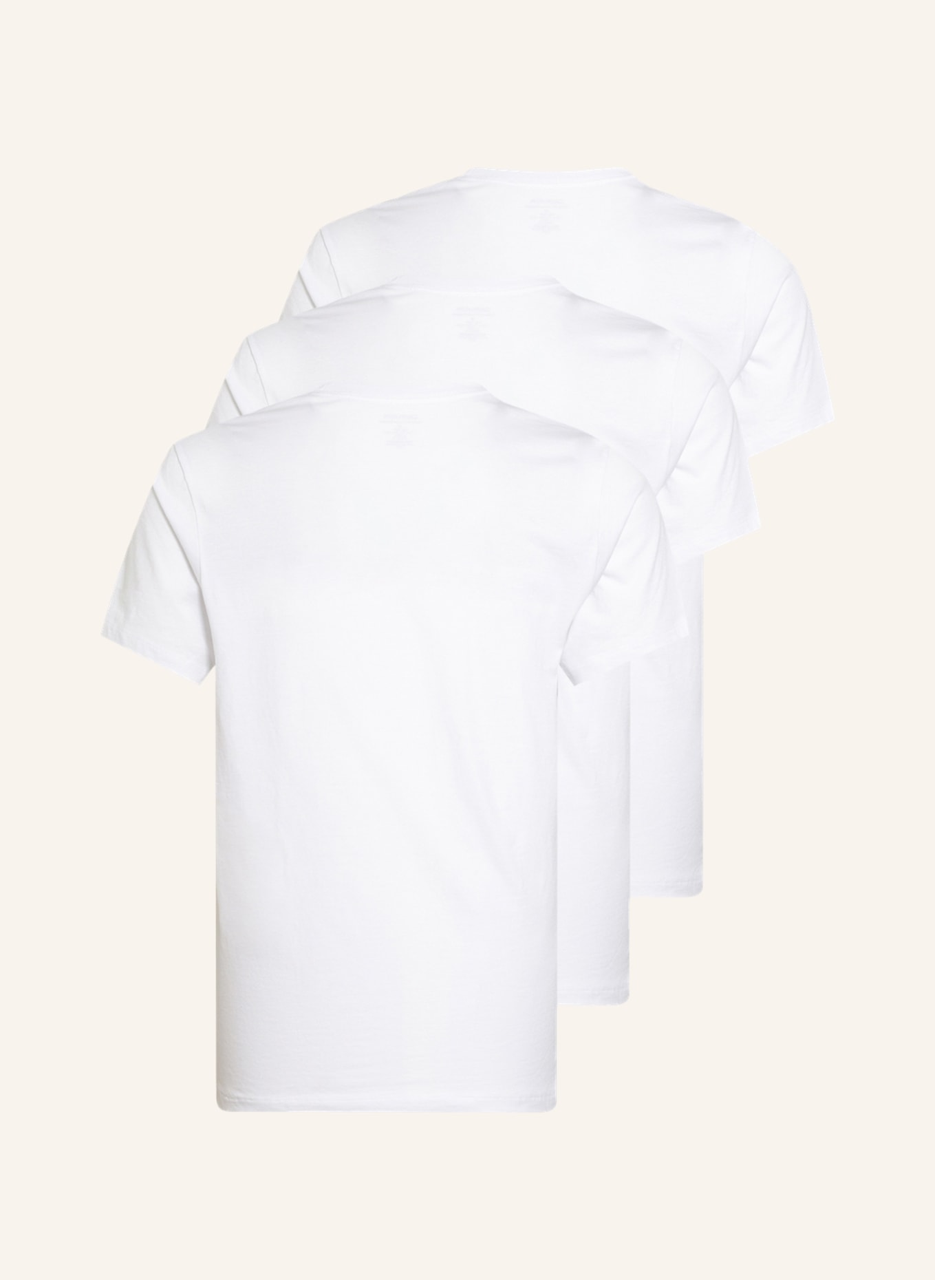Calvin Klein 3er-Pack T-Shirts COTTON CLASSICS , Farbe: WEISS (Bild 2)