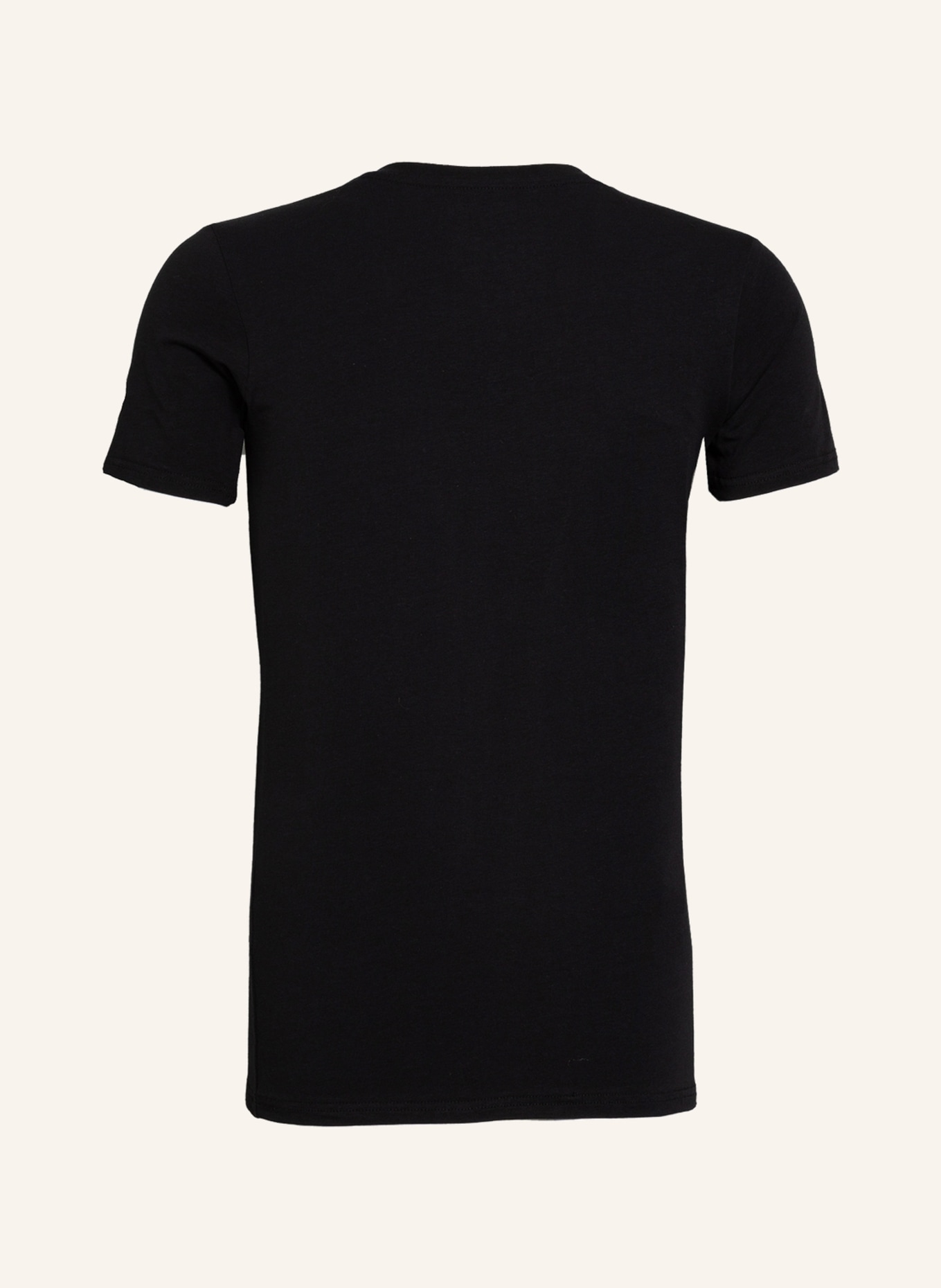 DRYKORN 2-pack V-neck shirts CARIS , Color: BLACK (Image 2)