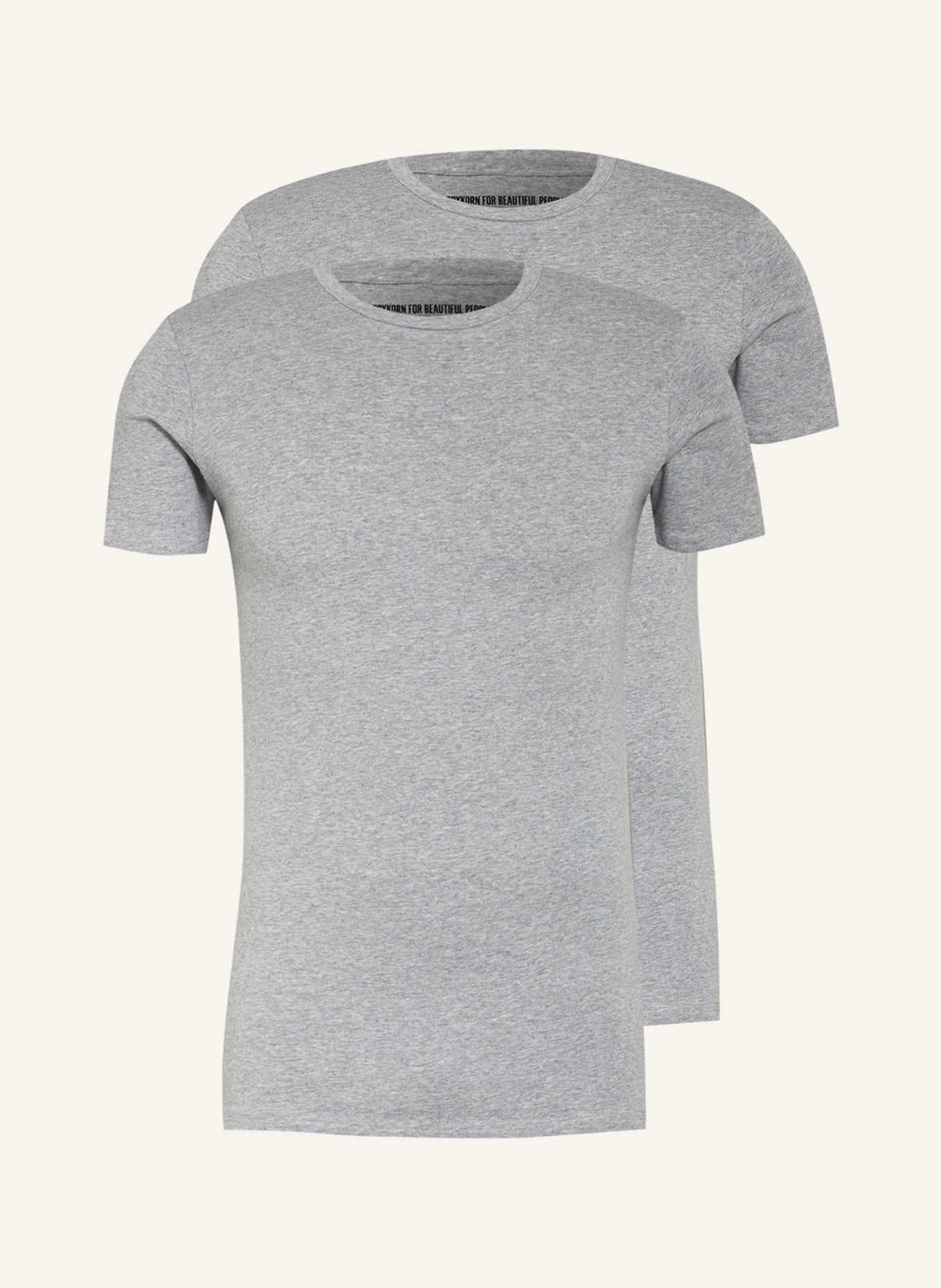 DRYKORN 2-pack T-shirts CADAN, Color: GRAY (Image 1)