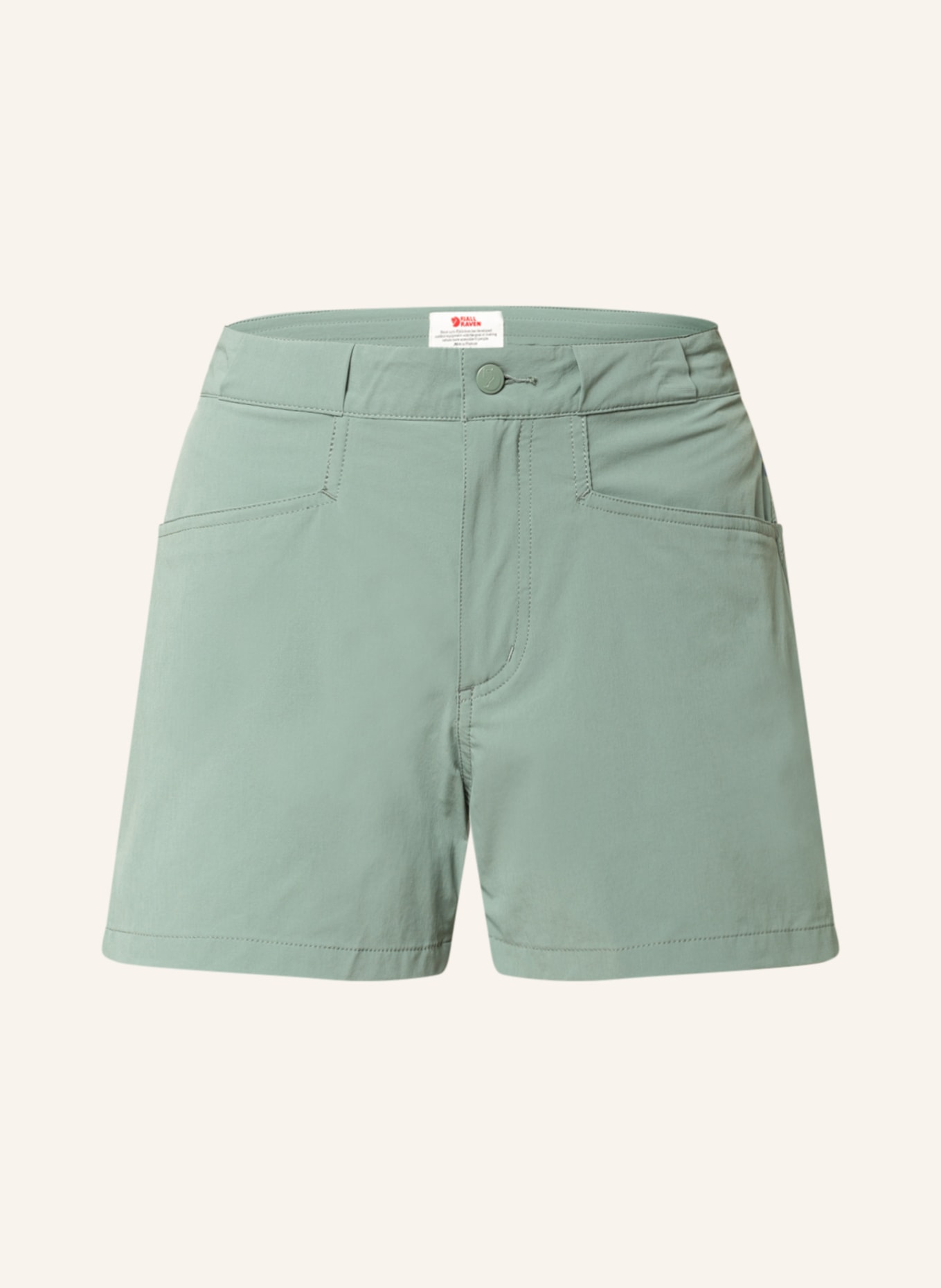 FJÄLLRÄVEN Outdoor shorts HIGH COAST , Color: LIGHT GREEN (Image 1)