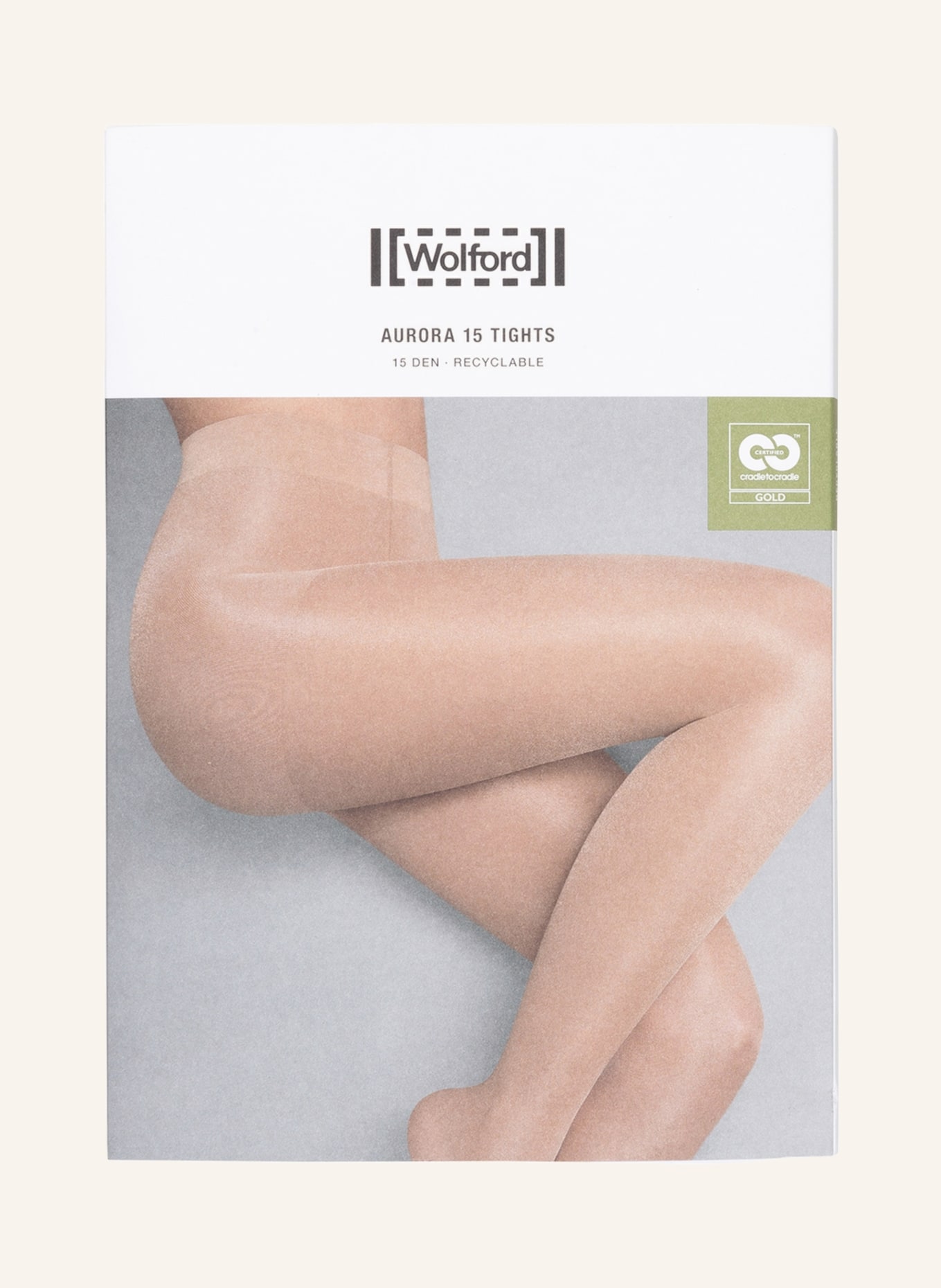Wolford Footless tights AURORA in 7005 black