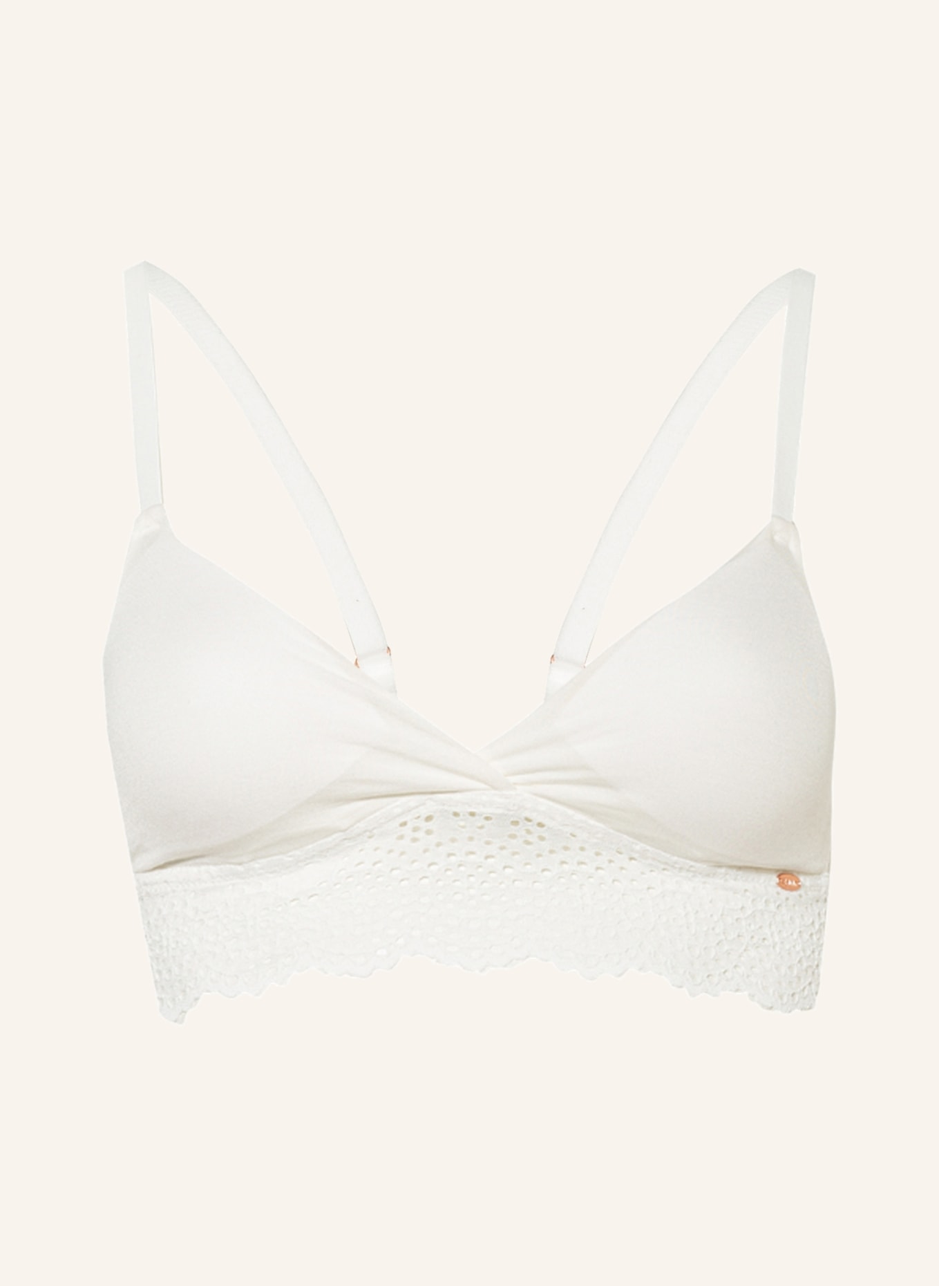 Skiny Triangle bra EVERY DAY IN BAMBOO LACE, Color: WHITE (Image 1)