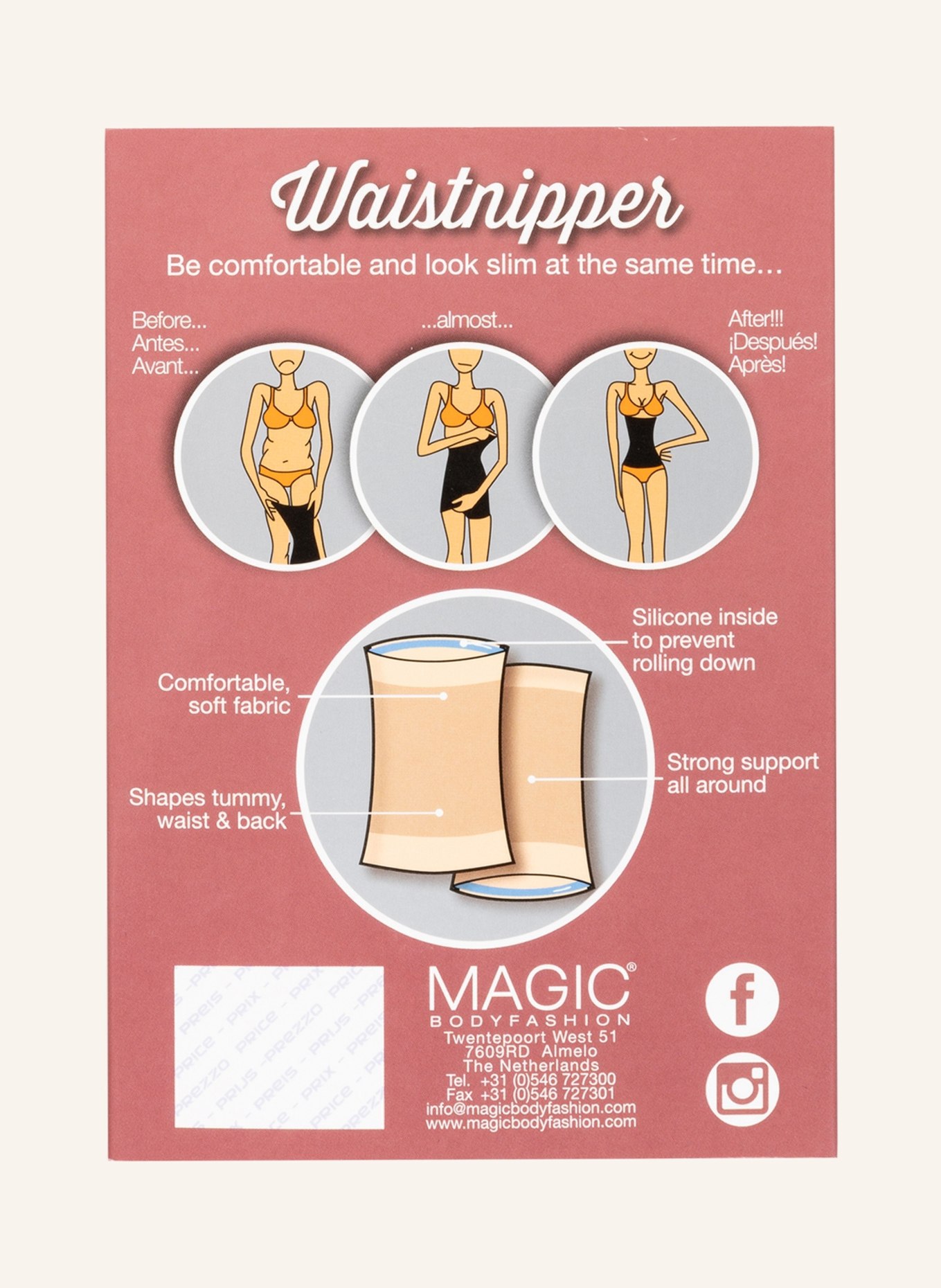 MAGIC Bodyfashion Shape-Taillenband WAISTNIPPER, Farbe: BEIGE (Bild 4)