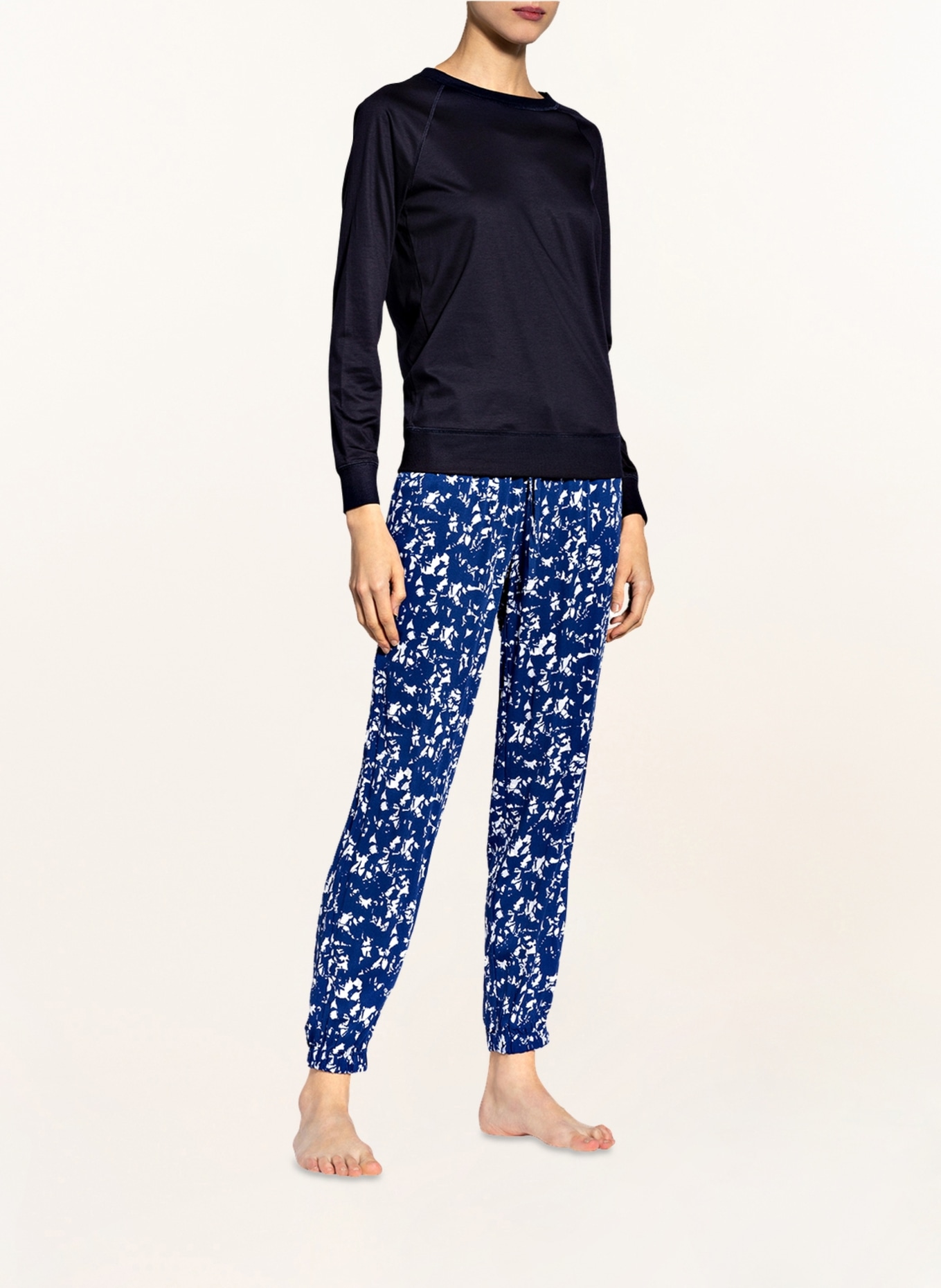 CALIDA Pajama shirt FAVOURITES DREAMS , Color: DARK BLUE (Image 2)